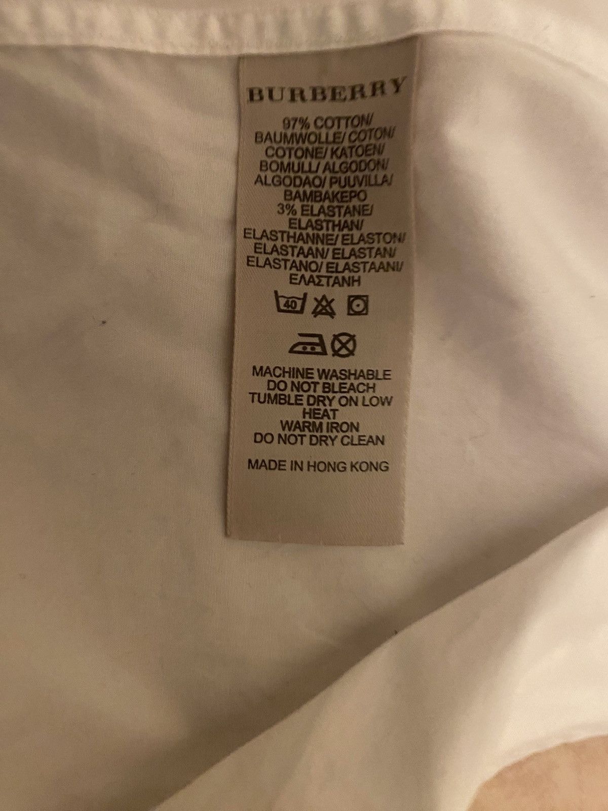 Burberry White Burberry button up Size US S / EU 44-46 / 1 - 4 Thumbnail