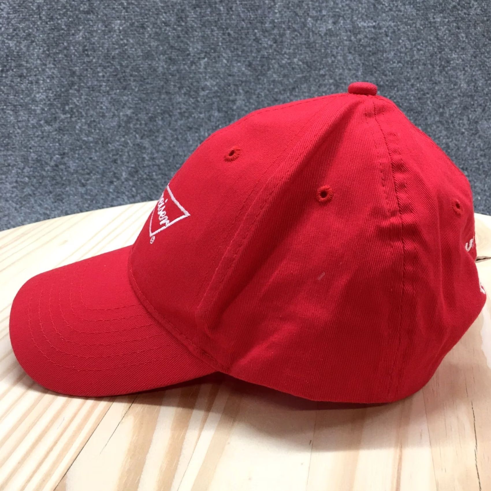 Budweiser Budweiser Baseball Hat Mens Red One Size Adjustable Curved Brim Embroidered Logo Size ONE SIZE - 5 Thumbnail