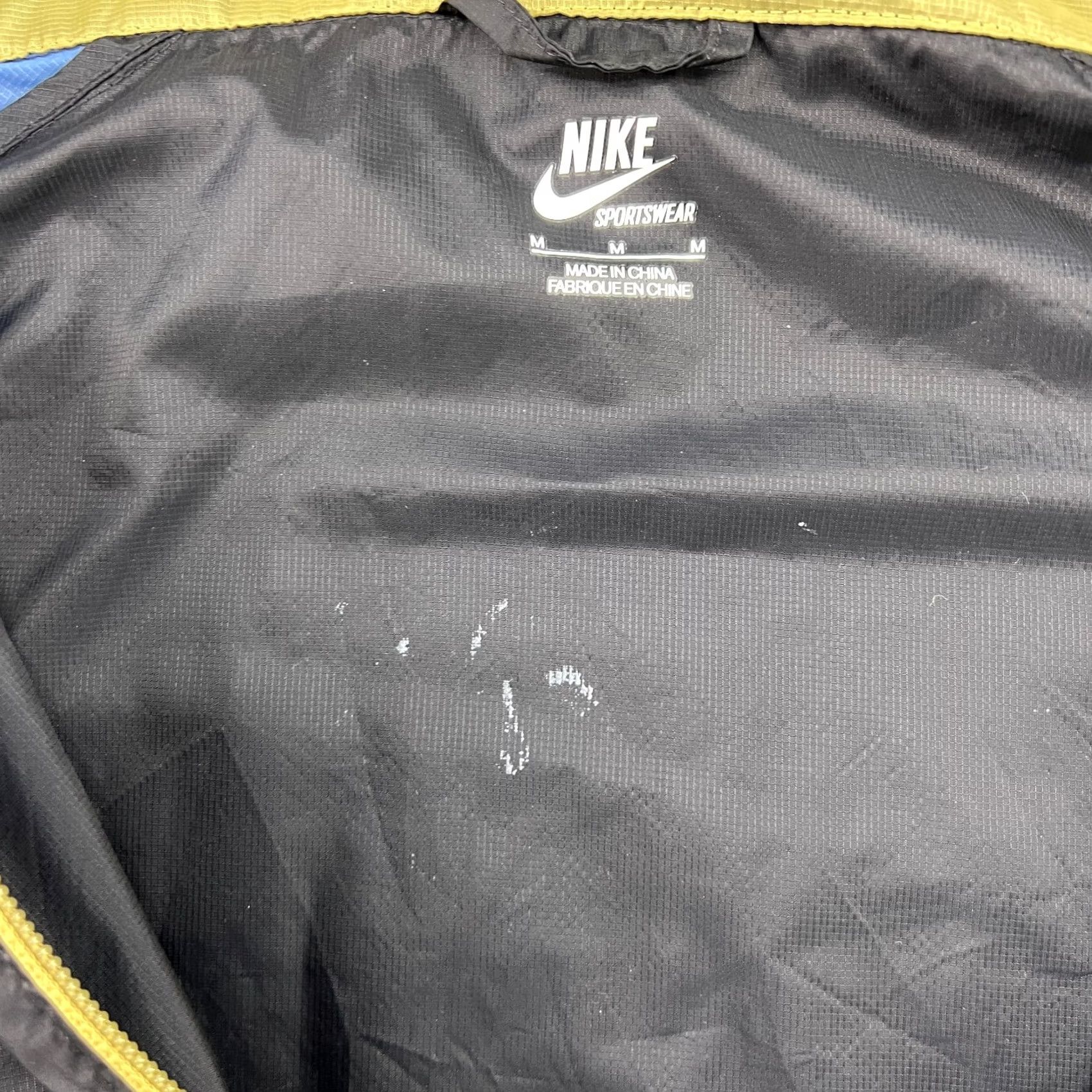 Nike Nike Windbreaker Jacket Mens L Hooded Full Zip Lightweight Pockets Multicolor Blue Black Size US L / EU 52-54 / 3 - 4 Thumbnail