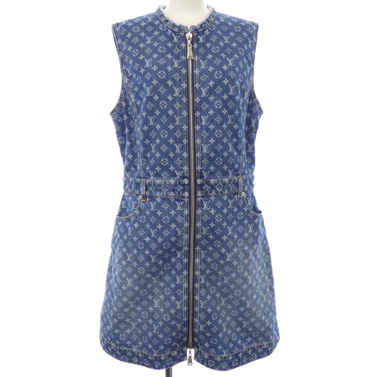 chinese dress ladies Louis Vuitton - Monogram Fitted Dress - Ecru - Women - Size: 44 main image 1