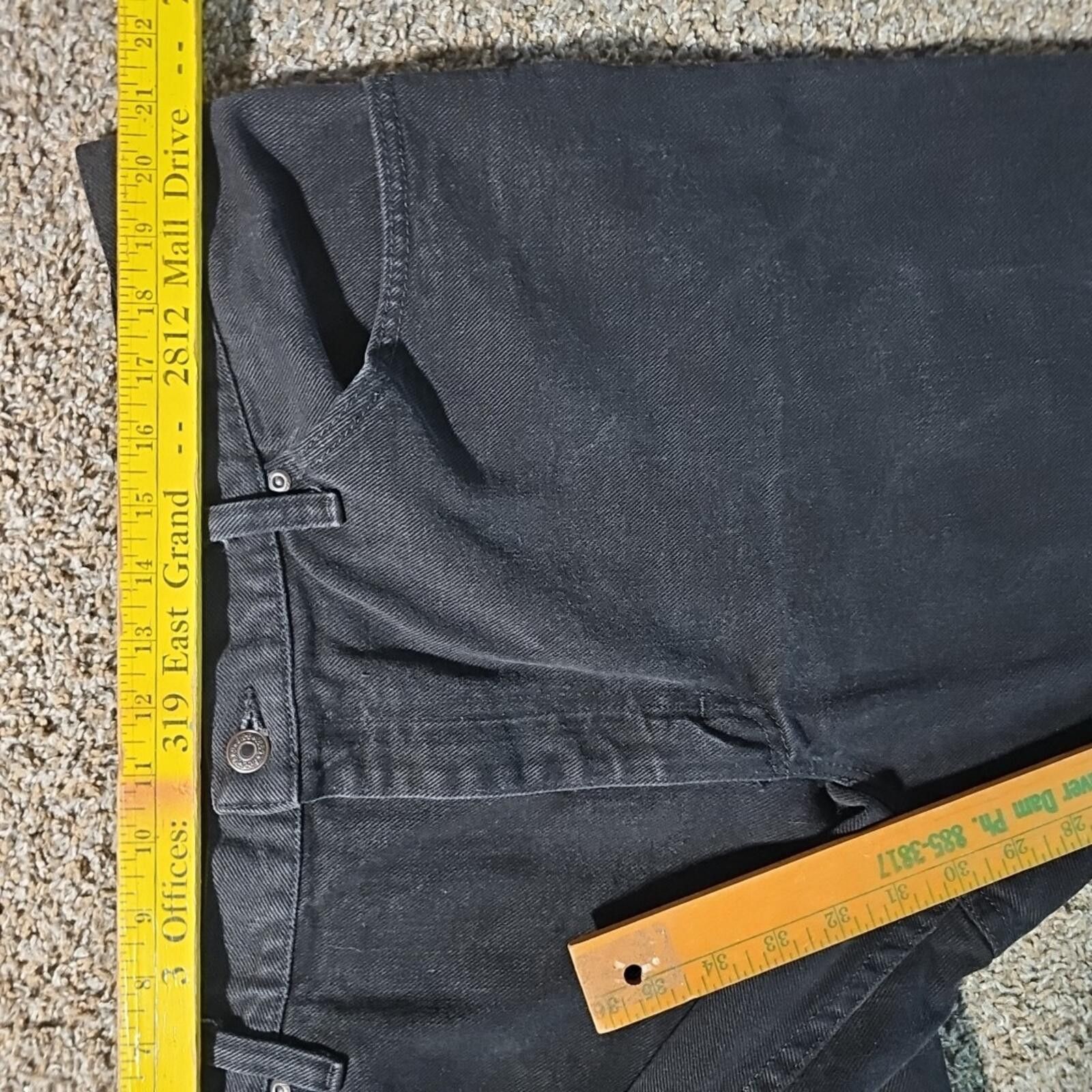 Lee Lee Regular Fit 42x30 Black Jeans Size US 42 / EU 58 - 4 Thumbnail