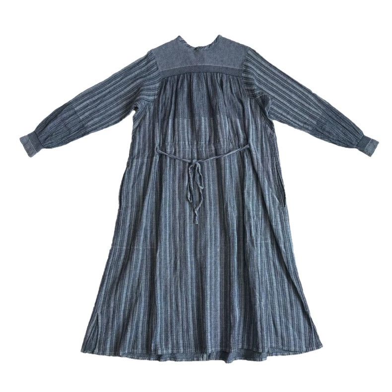 Issey Miyake issey miyake Cotton and linen striped dress 2506-Nextarrow Size M / US 6-8 / IT 42-44 - 6 Thumbnail