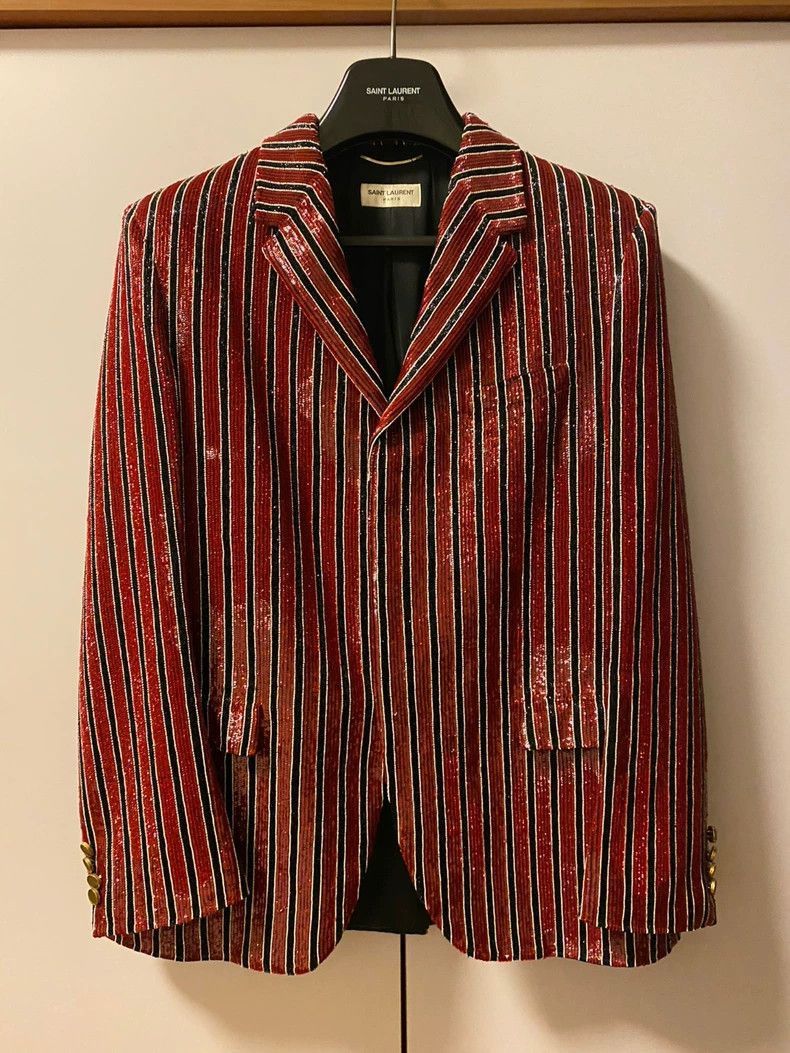 Saint Laurent Paris Saint Laurent Paris 14fw scale suit jacket-2506 Size US S / EU 44-46 / 1 - 1 Thumbnail