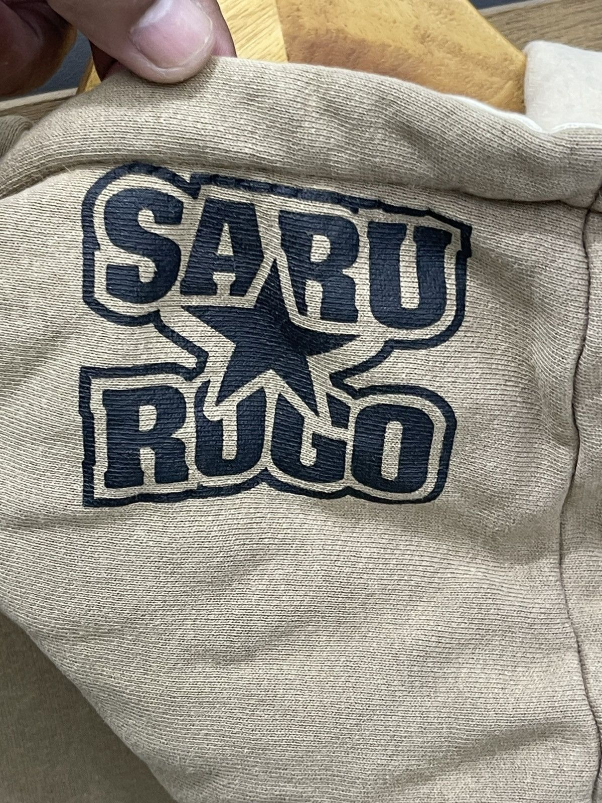 Vintage Vintage Grass Hither "Flight" Camo Monkey Hoodie - Saru Ruco Size US L / EU 52-54 / 3 - 7 Thumbnail
