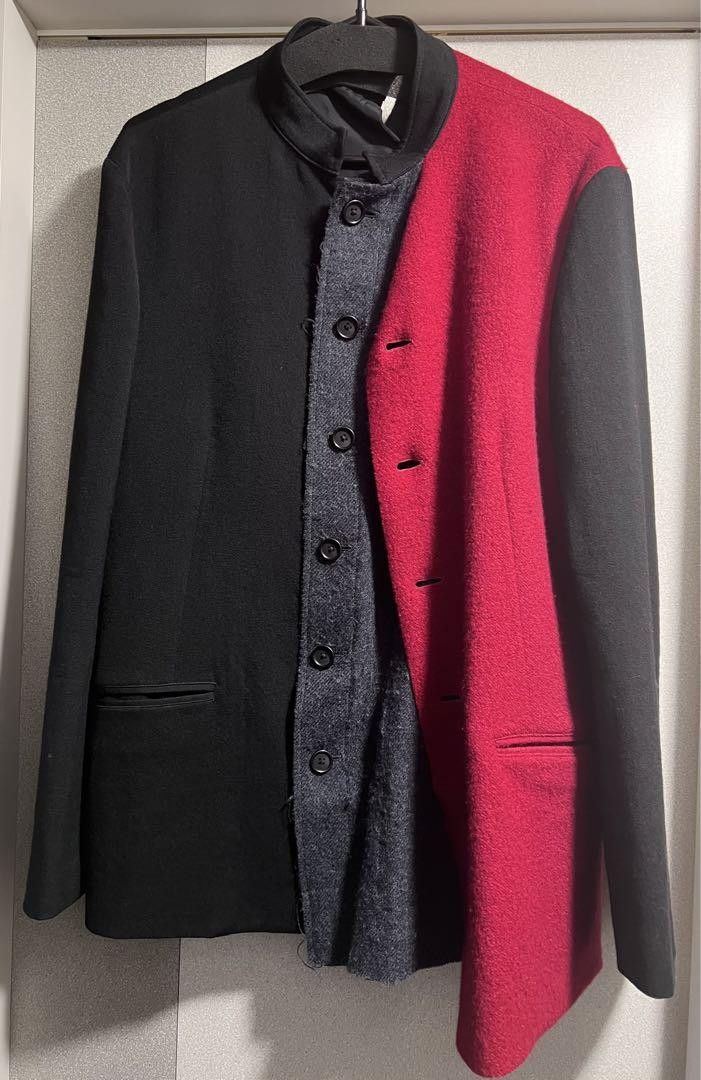 Yohji Yamamoto Yohji Yamamoto Pour Homme 15AW Docking Wool JKT Size US M / EU 48-50 / 2 - 3 Thumbnail