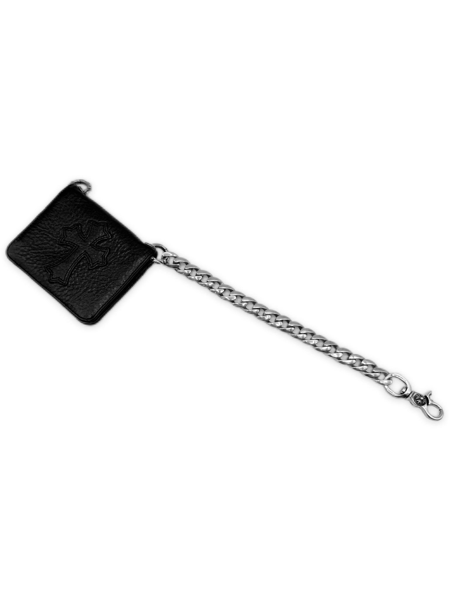 Chrome Hearts Chrome Hearts Cross Patch Lobster Clasp Cuban Link Wallet & Chain Size ONE SIZE - 2 Thumbnail