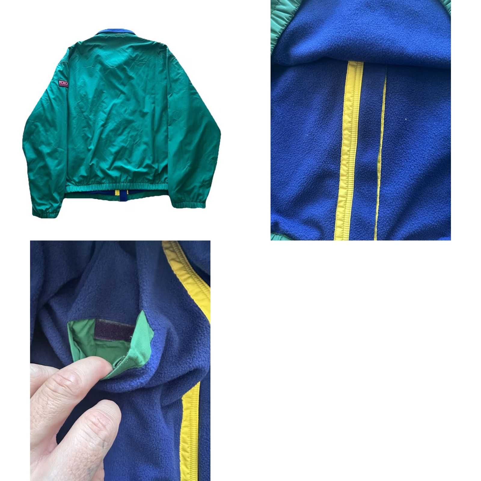 Polo Ralph Lauren VINTAGE Polo Ralph Lauren Jacket Bomber Nylon Fleece Lined HI-TECH Golf Green L Mens Size L Size US L / EU 52-54 / 3 - 8 Thumbnail