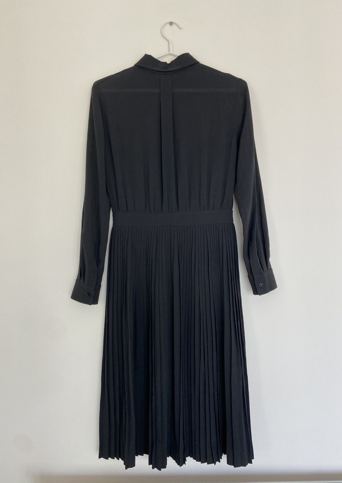 Loro Piana Loro Piana Black Woolen Pleated Dress Size XS / US 0-2 / IT 36-38 - 5 Thumbnail