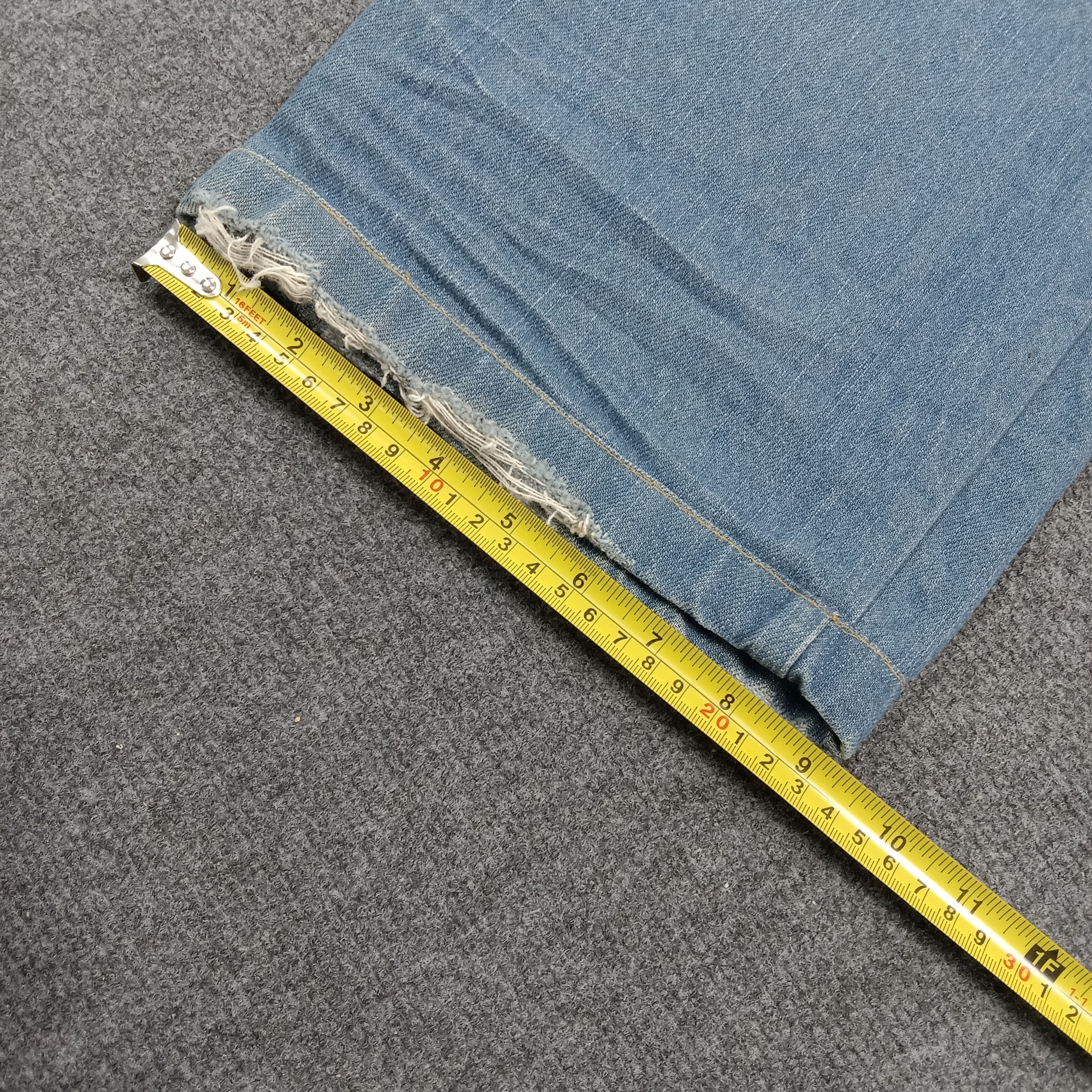 Number (N)ine Number Nine Japanese Brand Regular Denim Jeans C272N4 Size US 32 / EU 48 - 12 Thumbnail