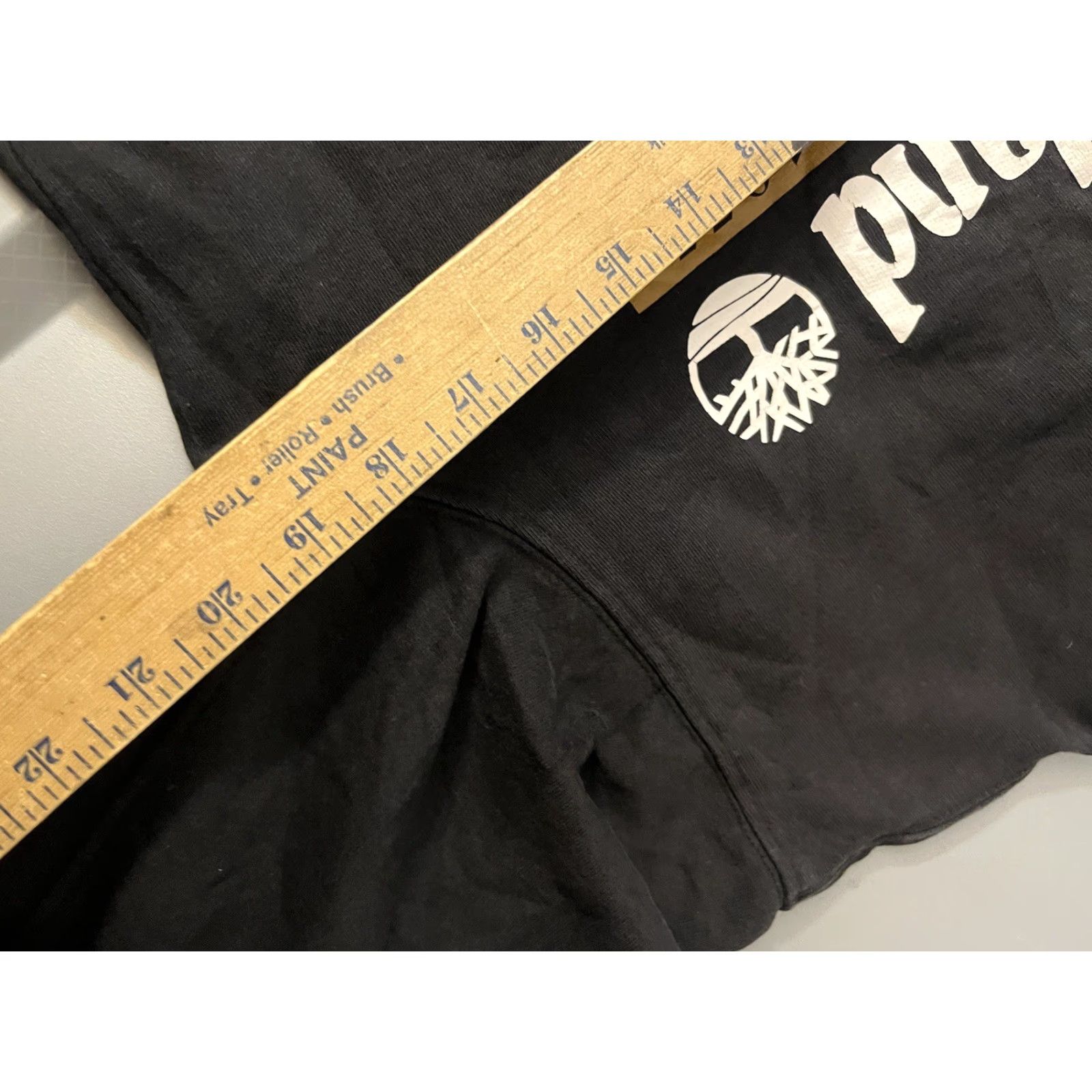 Timberland Timberland Mens Black Logo Crew Neck Fleece Knit Sweater Size Small Size US S / EU 44-46 / 1 - 5 Thumbnail