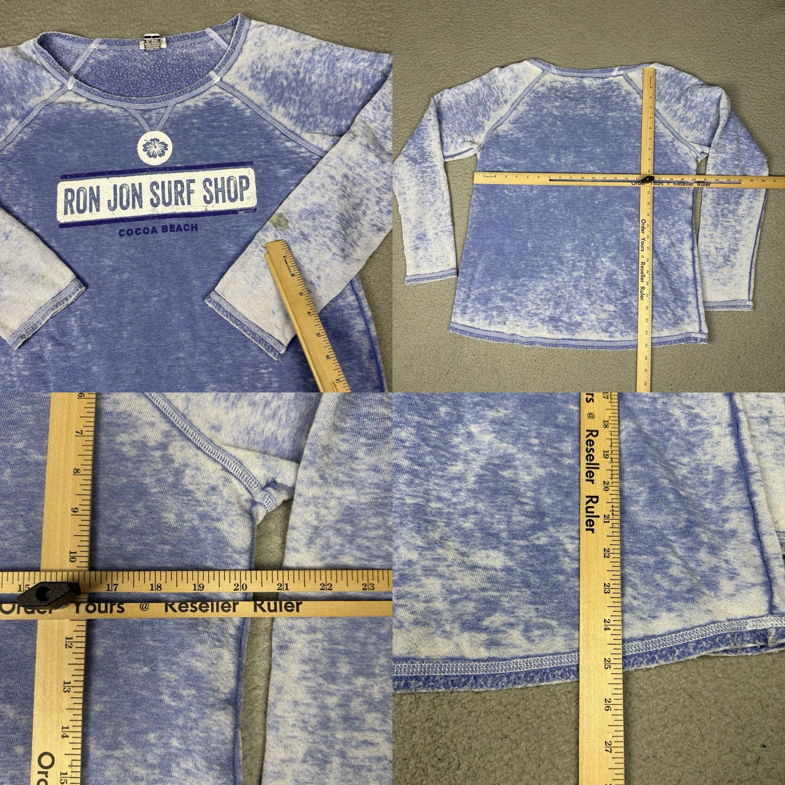 Ron Jon Surf Shop VINTAGE Ron Jon Surf Shop Sweatshirt Womens Large Purple Cocoa Beach Rare USA L Size L / US 10 / IT 46 - 8 Thumbnail