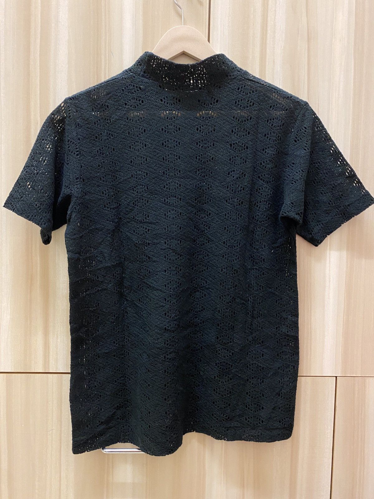 Vintage Vintage Yohji Yamamoto Workshop Mesh Tshirt Size M / US 6-8 / IT 42-44 - 4 Thumbnail