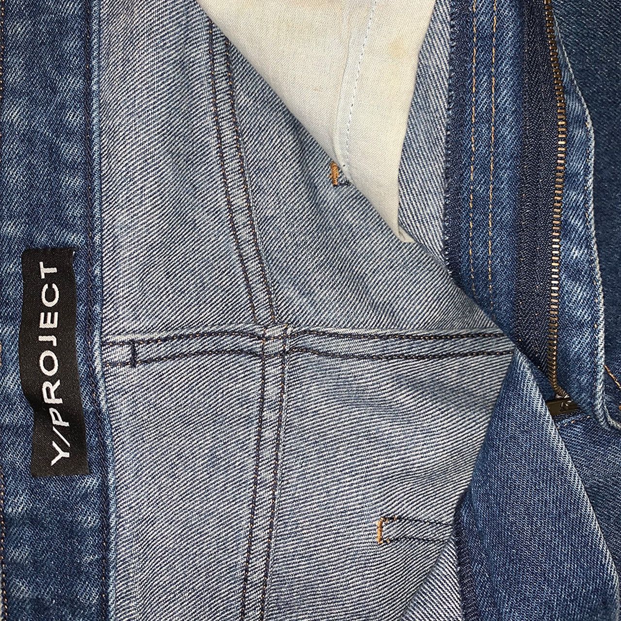 Y/Project Y/Project Multi-Cuff Layered Jeans Size US 30 / EU 46 - 8 Thumbnail