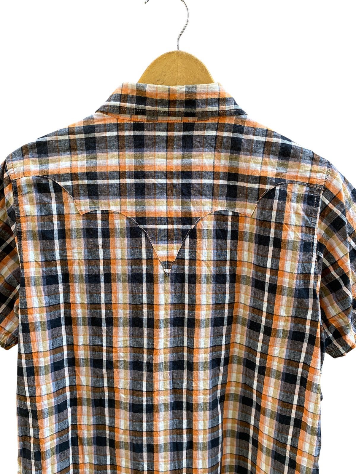 Pure Blue Japan Pure Blue Japan Western Plaid Shirt Size US L / EU 52-54 / 3 - 3 Thumbnail