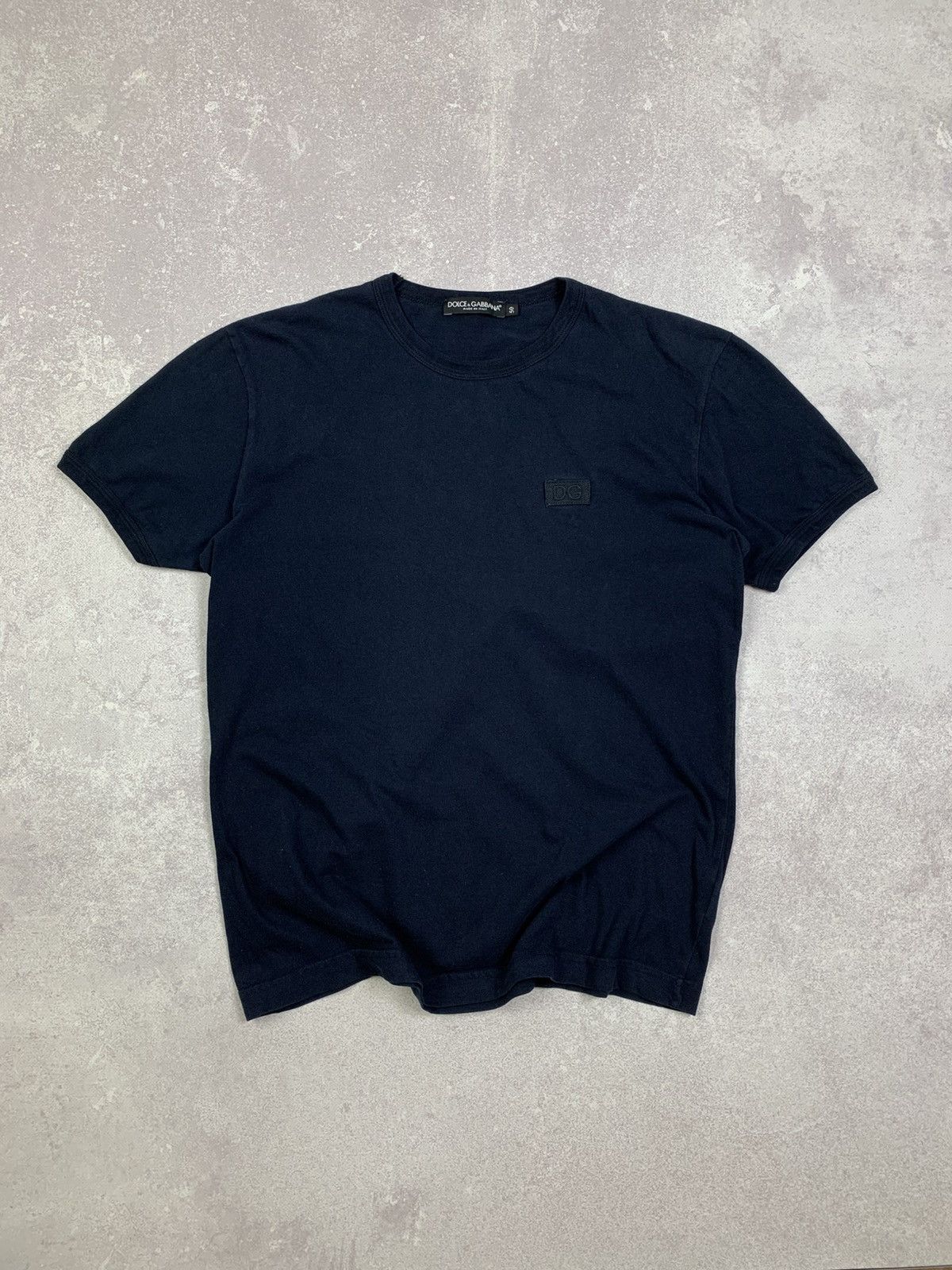 Dolce & Gabbana Dolce Gabbana Blue Logo tee Size M Size US M / EU 48-50 / 2 - 3 Thumbnail