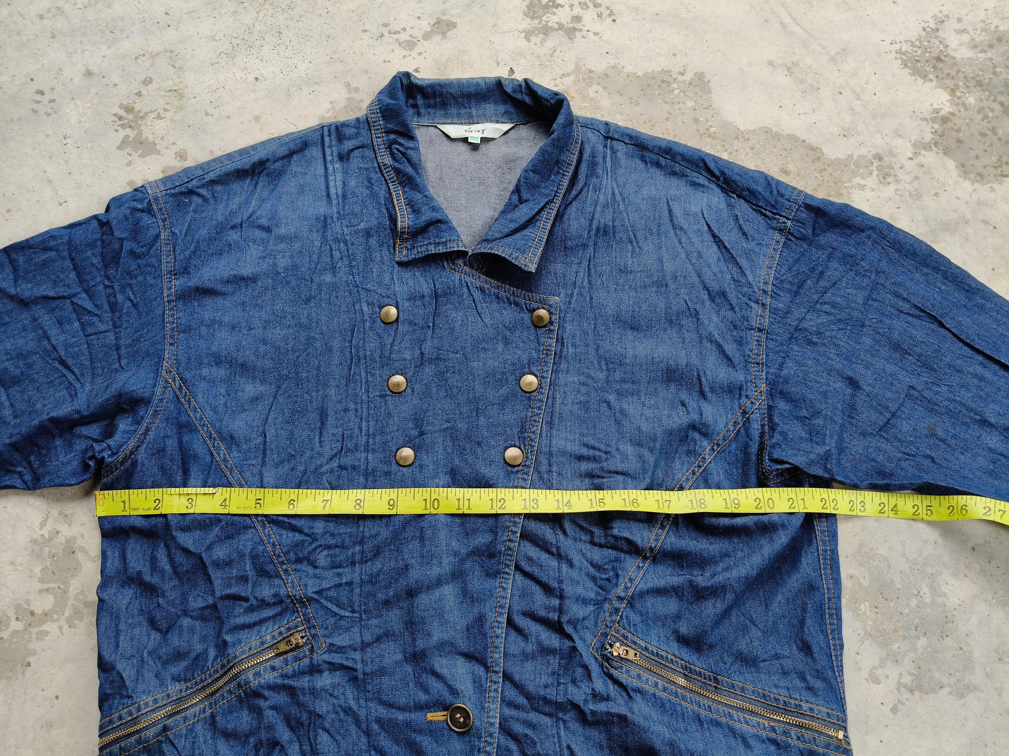 Japanese Brand × Vintage Vintage Givy denim Jacket Button Style Size M / US 6-8 / IT 42-44 - 12 Thumbnail