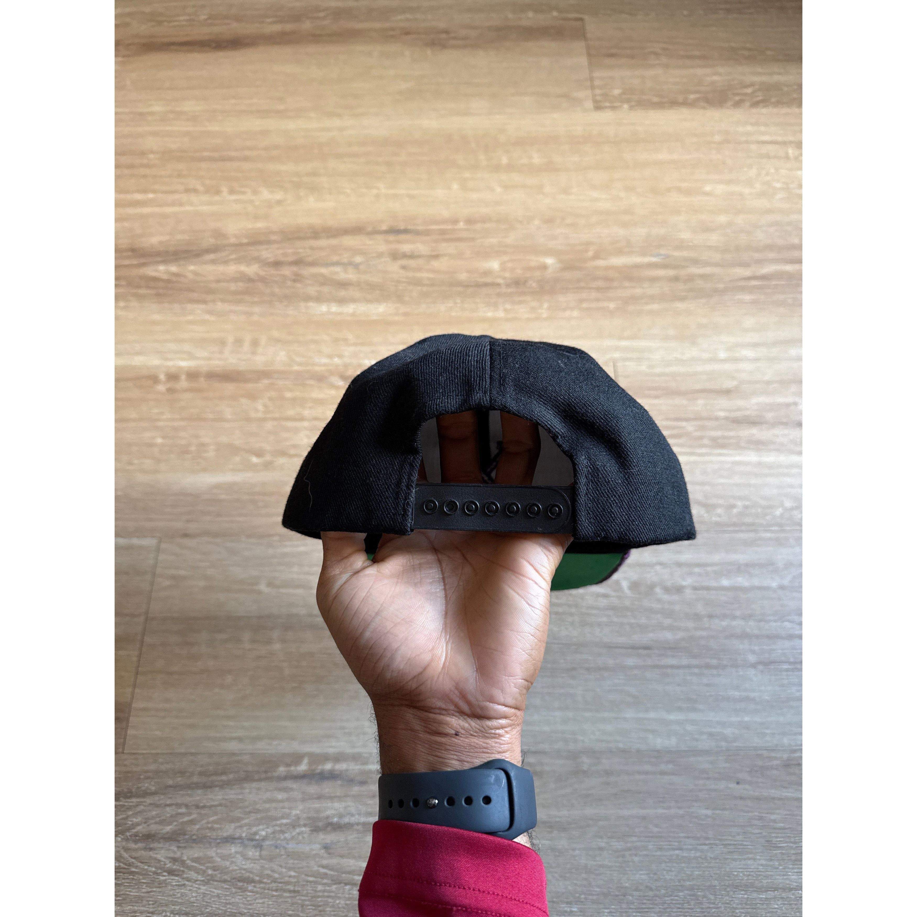 Vintage 90s Malcolm X Snapback Cap Hat