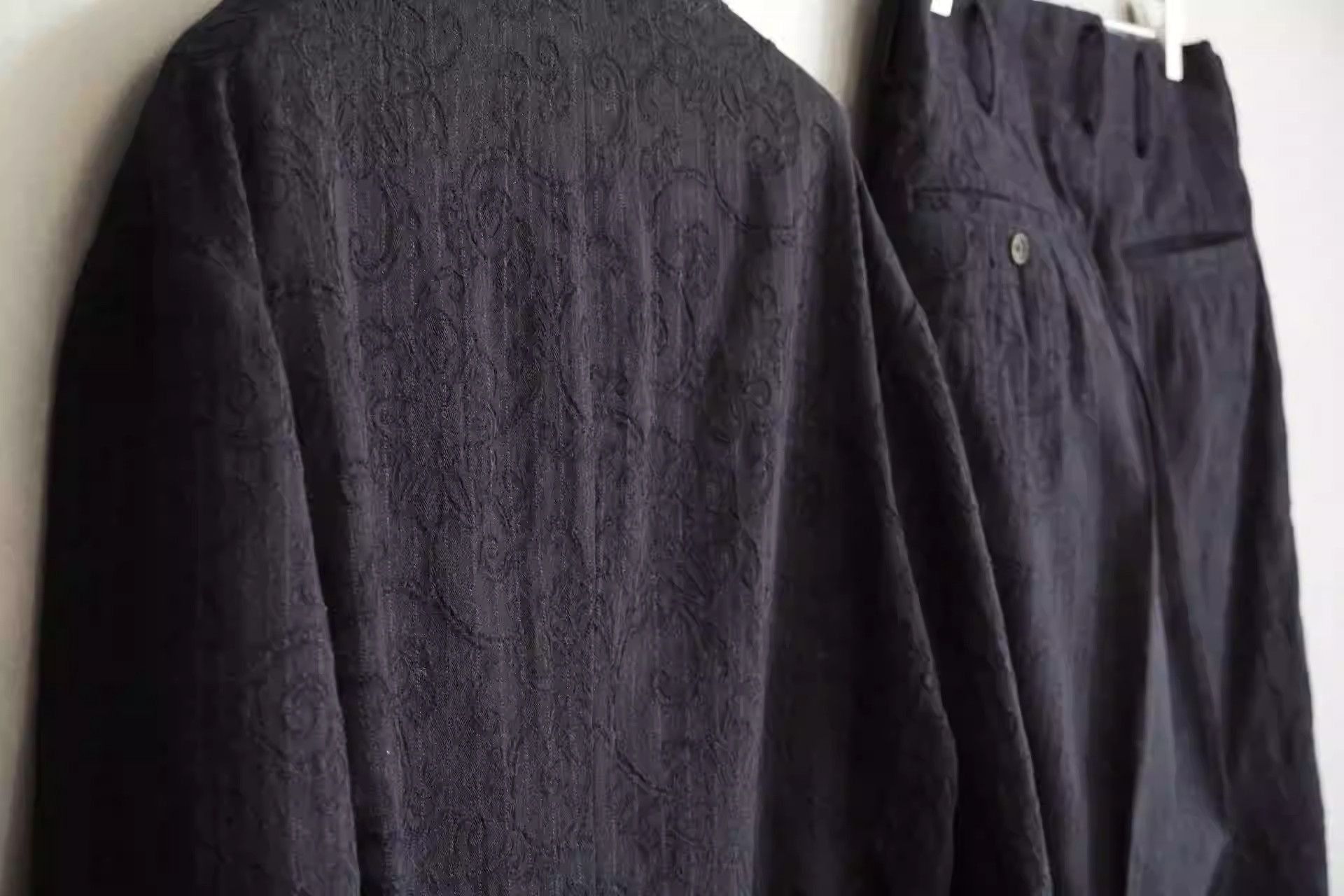 Yohji Yamamoto Yohji Yamamoto 98AW Dark Embroidery Set-2505 Size US M / EU 48-50 / 2 - 4 Thumbnail