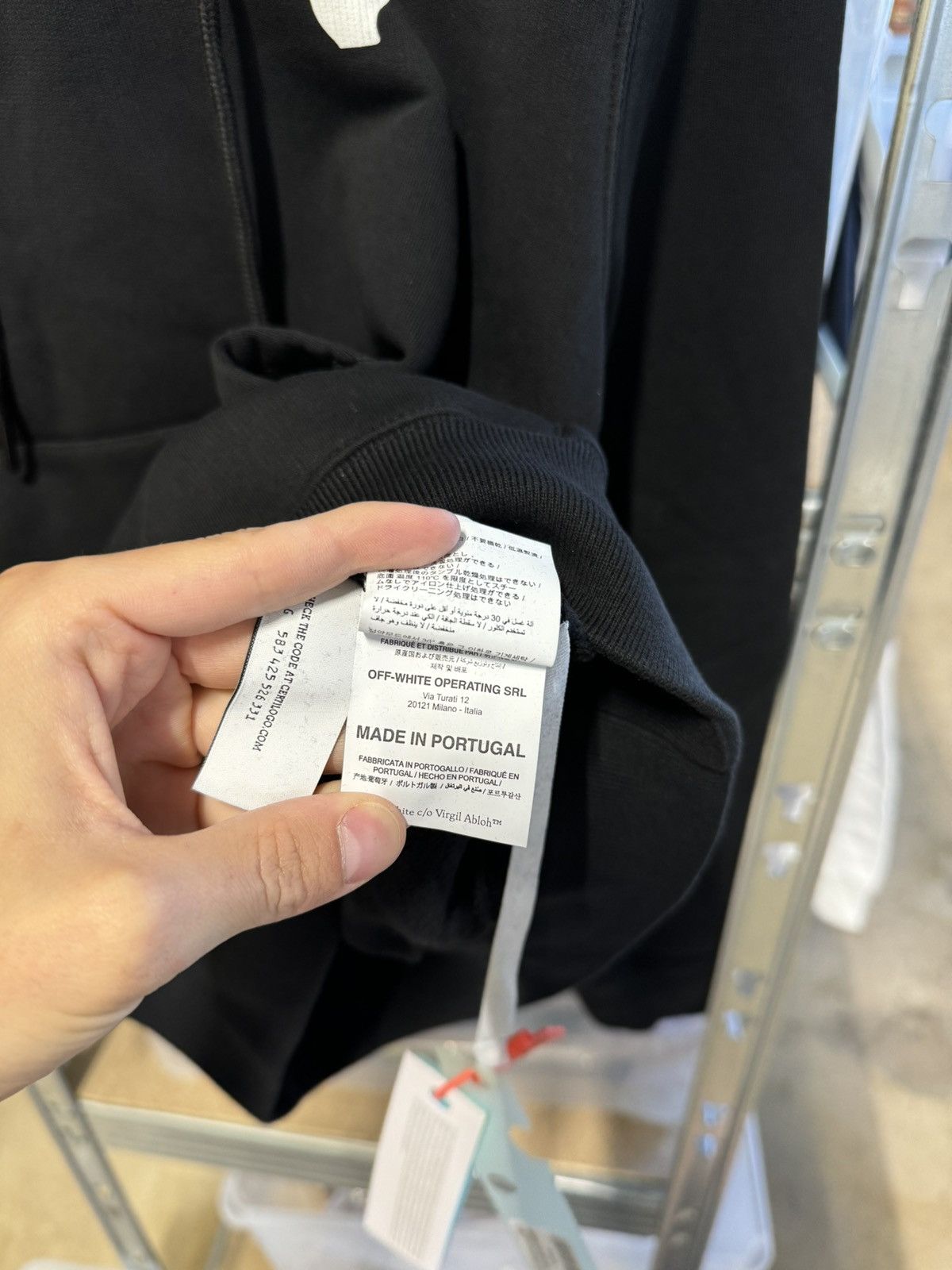 Off-White Off-White Degrade Arrow Hoodie NEW 750$ Size US XS / EU 42 / 0 - 7 Thumbnail