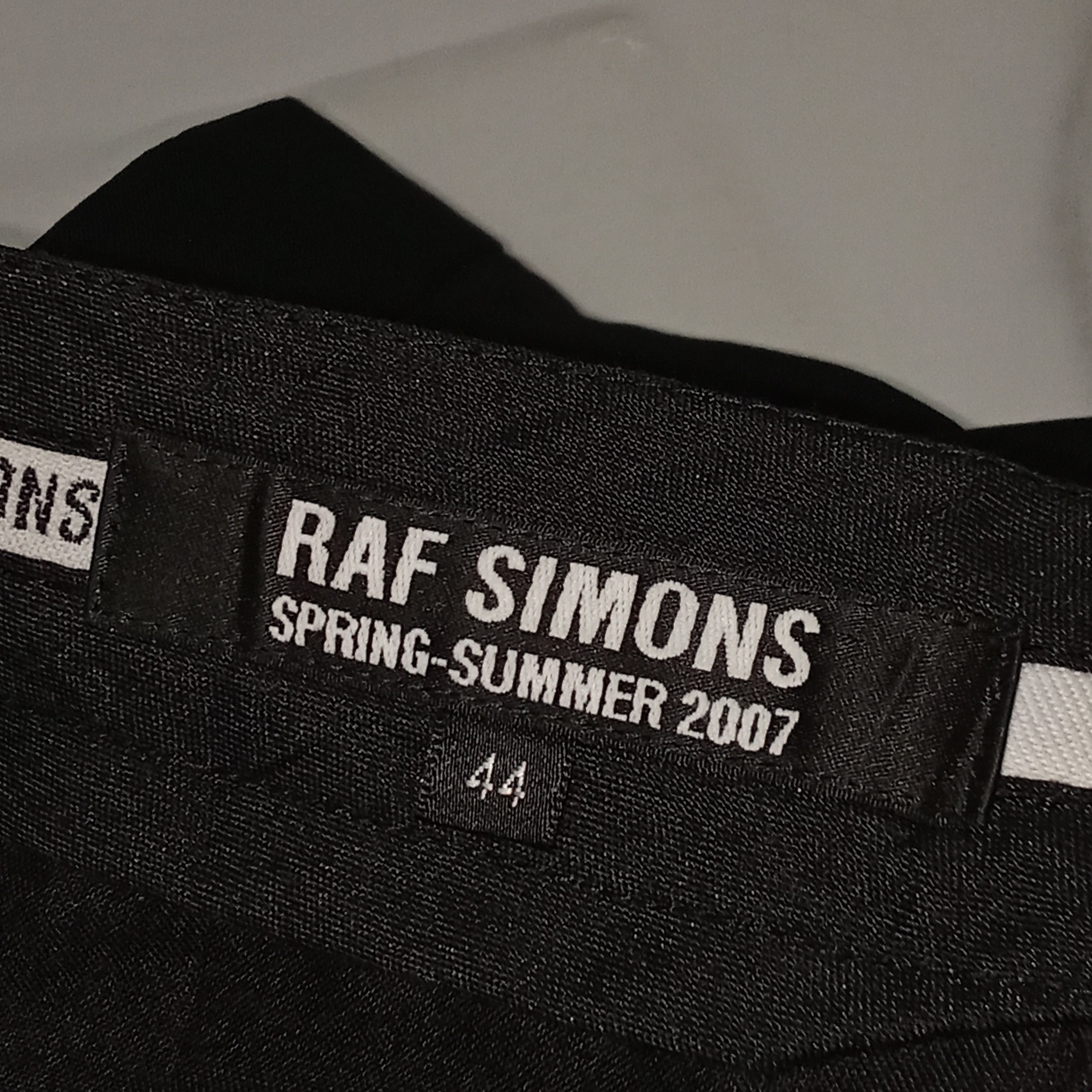 Raf Simons Raf Simons - S/S'07 - Semi Garterized Waist - Wool Trouser Size US 28 / EU 44 - 6 Thumbnail