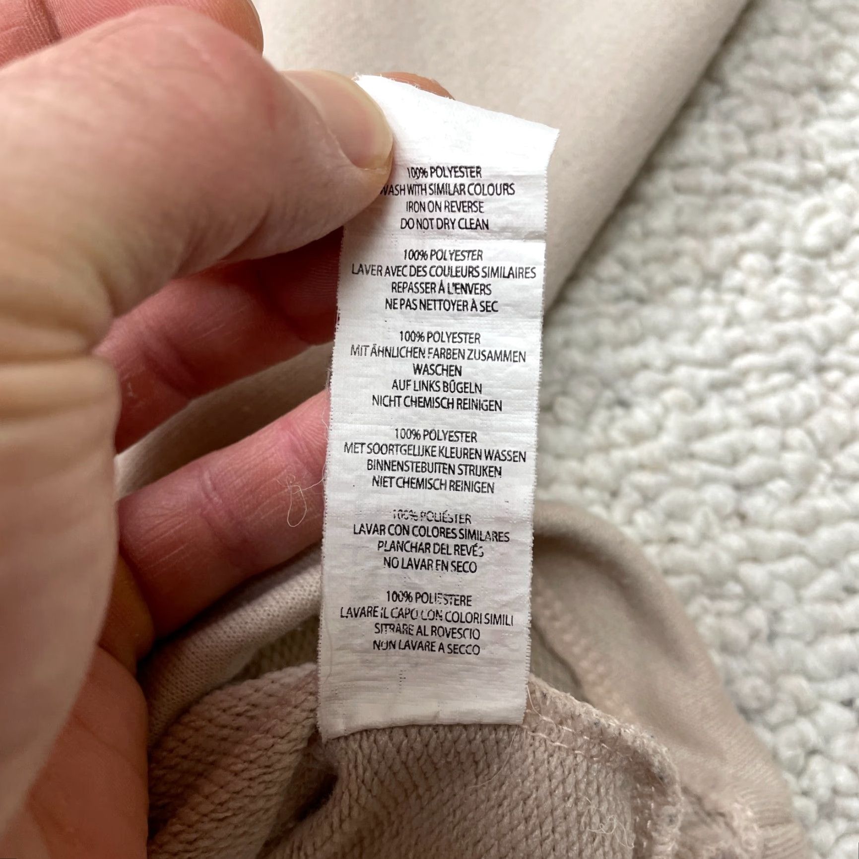 Boohoo Boohoo Cropped Hoodie Sweatshirt Womens 12 Beige Pullover Polyester Long Sleeve Shirt Womens 12 Beige Pullover Hoodie Sweatshirt Boohoo Size XL / US 12-14 / IT 48-50 - 6 Thumbnail