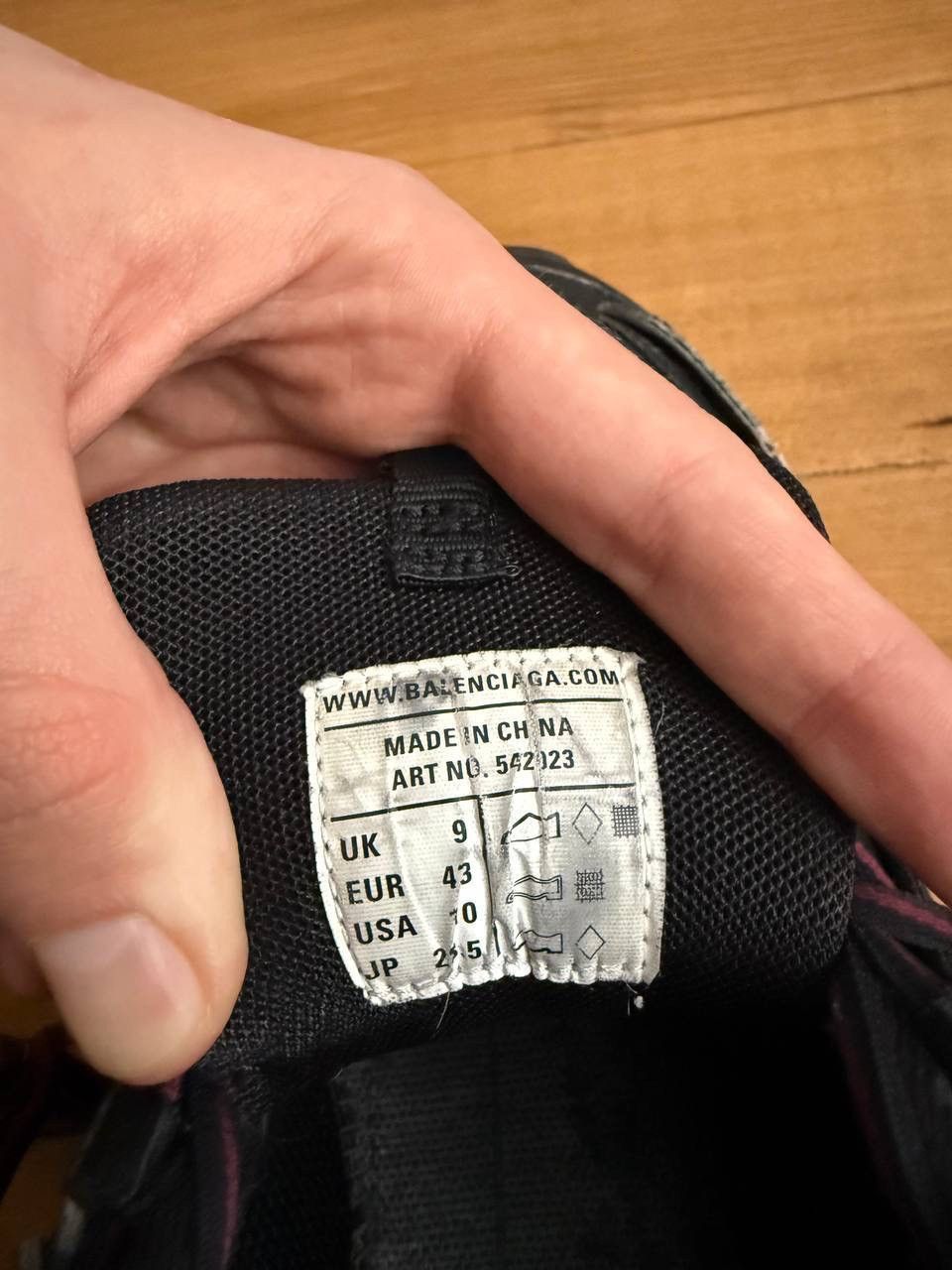 Balenciaga Balenciaga Track 1 Black Red Yellow Size US 10 / EU 43 - 8 Thumbnail