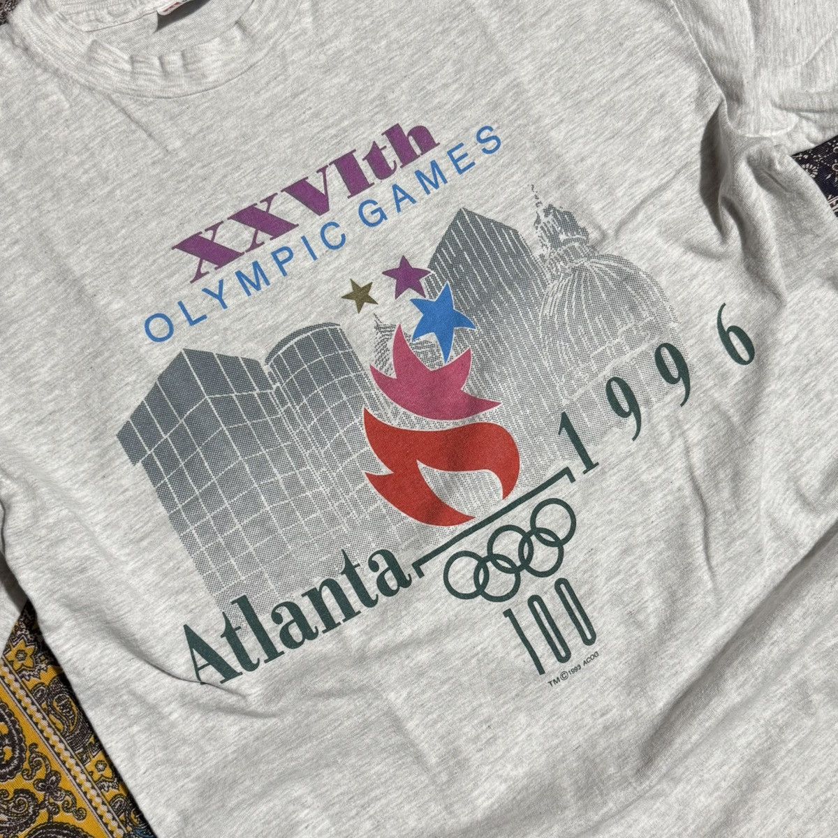 Vintage Vintage tee Olympic games 1996 single stich Size US L / EU 52-54 / 3 - 2 Thumbnail