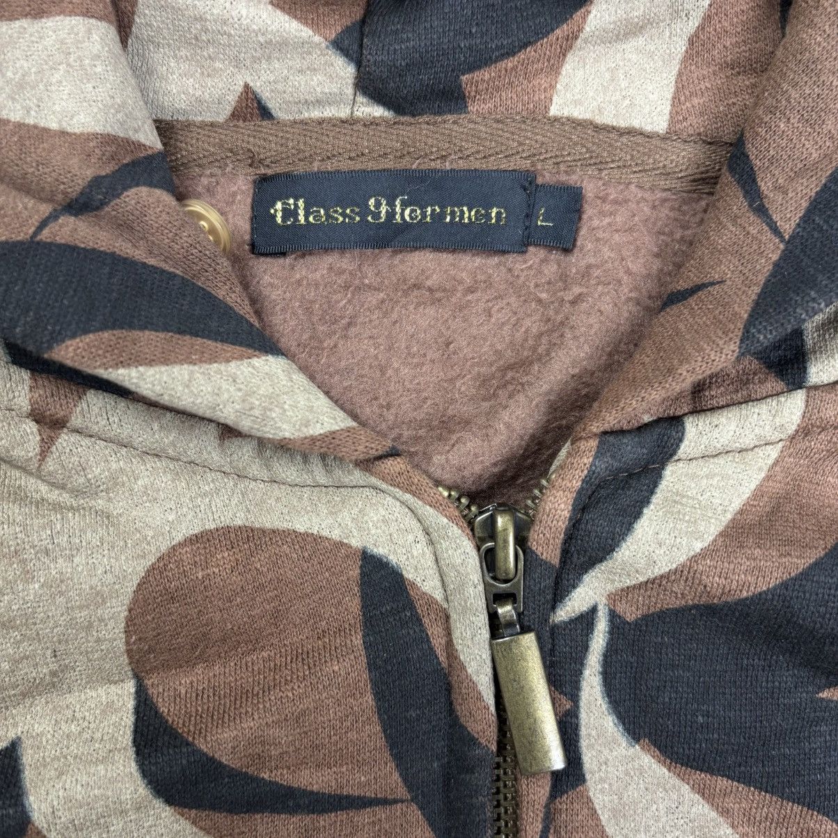Hysteric Glamour 2000s Class 9 For Men - Number Nine Tribal Camo Zip Hoodie Size US M / EU 48-50 / 2 - 4 Thumbnail