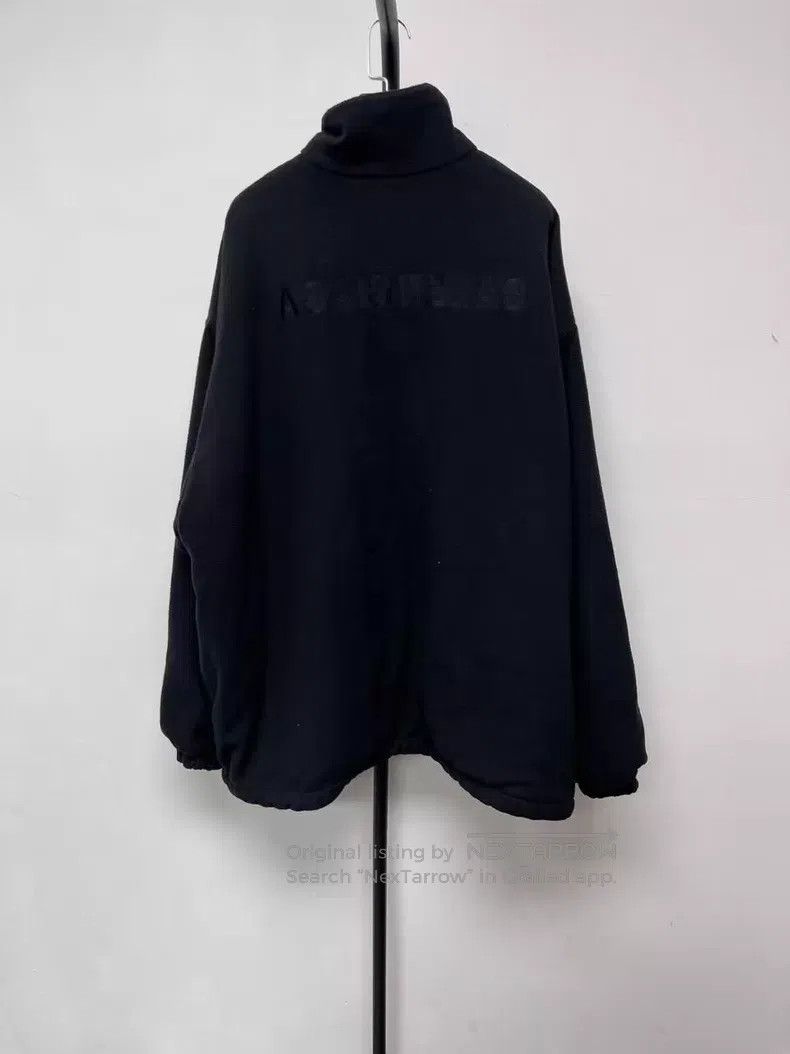 Balenciaga Balenciaga Solid Color High Neck Zipper Long Sleeve Jacket Size US S / EU 44-46 / 1 - 1 Thumbnail