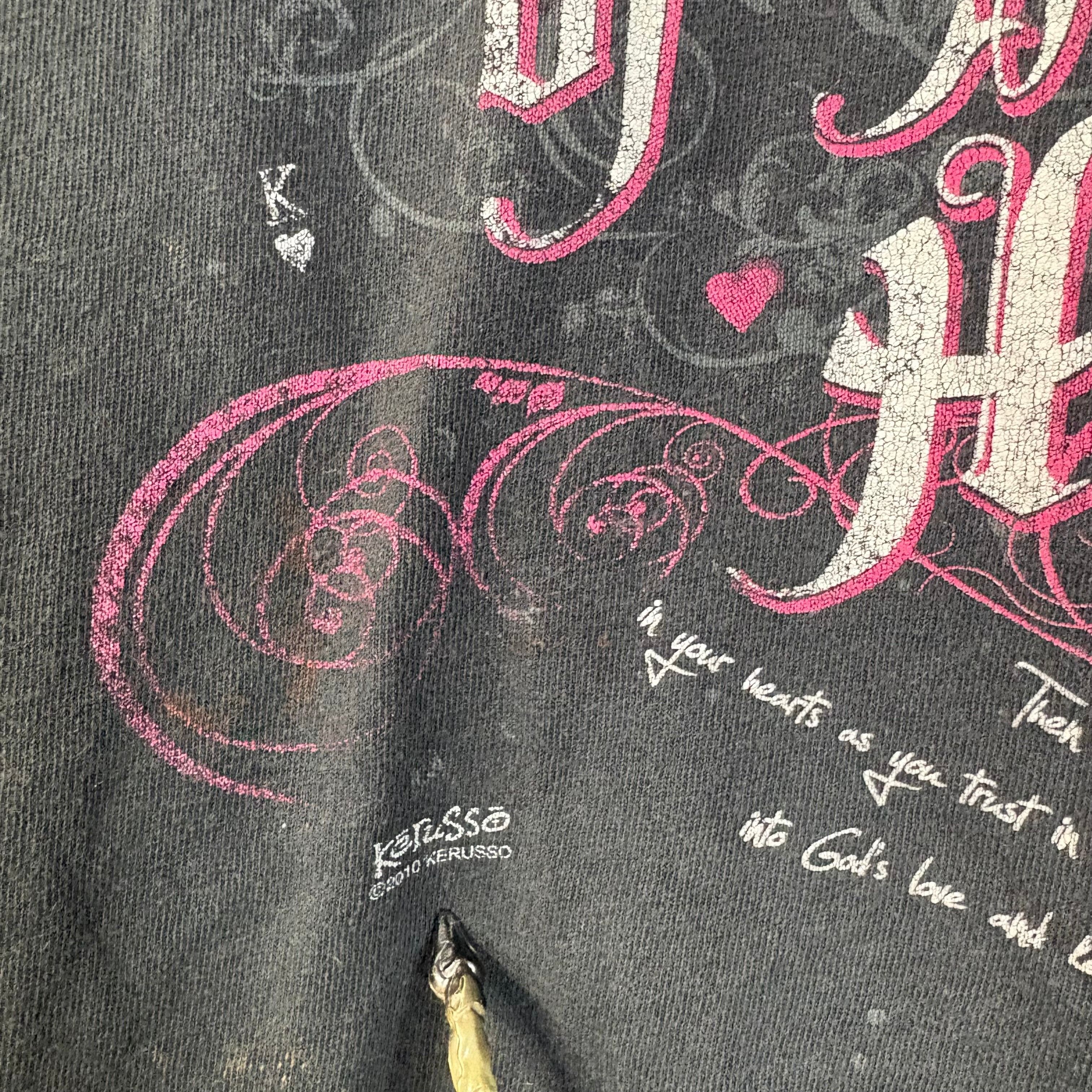 Vintage Y2K 2010 " Jesus Is The King Of My Heart " Tee Size Large Size US L / EU 52-54 / 3 - 2 Thumbnail