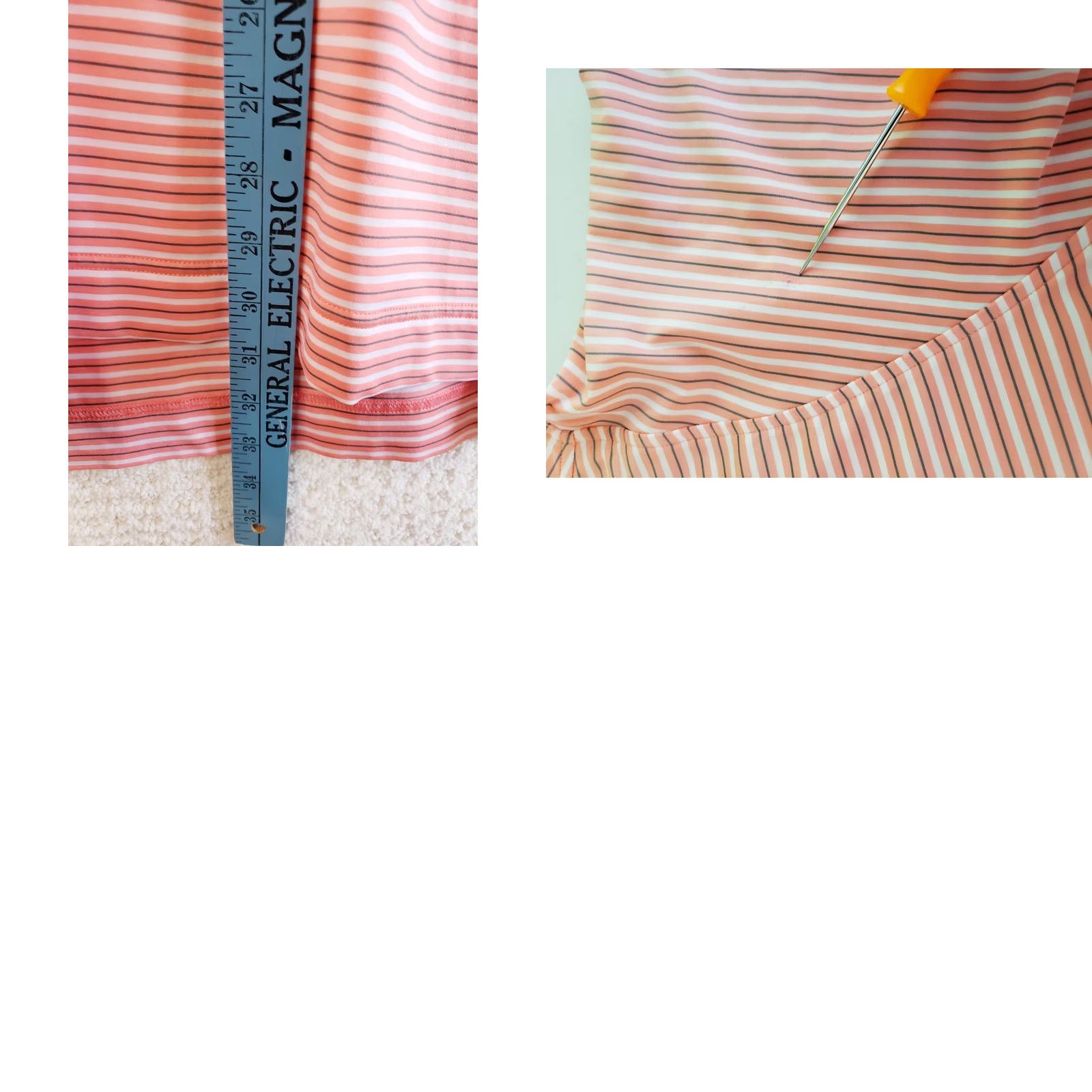 Footjoy FootJoy Mens Polo Golf Shirt Pink Stripe Short Sleeve L Regular Shirt Men Golf Pattern Floral All Over Size US L / EU 52-54 / 3 - 9 Thumbnail