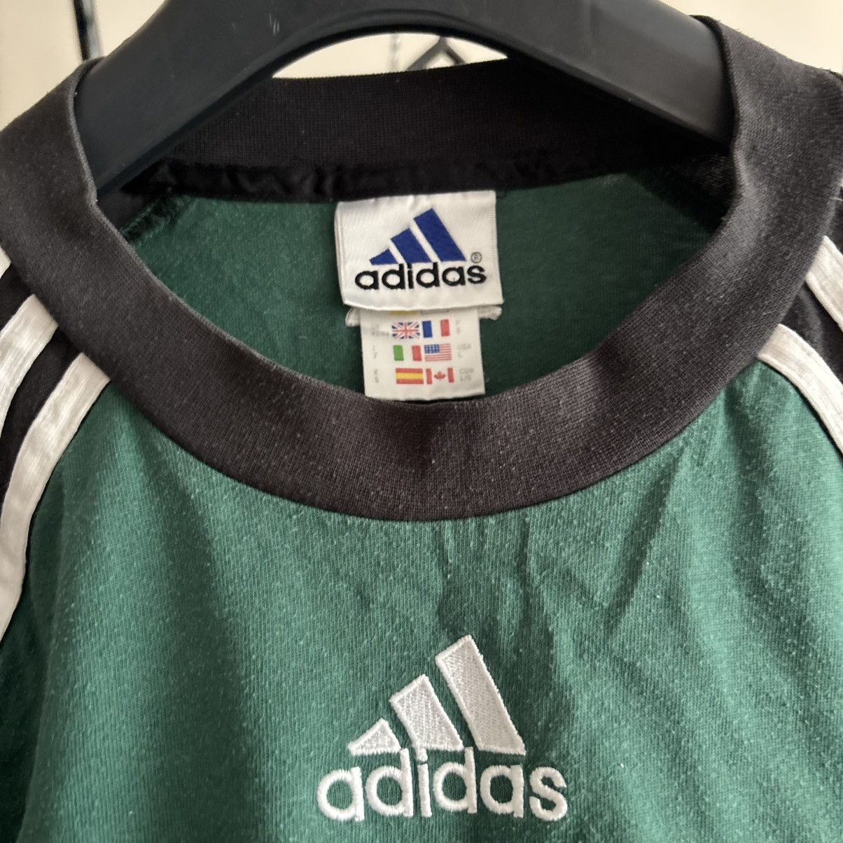 Adidas Rare Vintage 00’s Y2K Adidas Jersey T-Shirt Size US L / EU 52-54 / 3 - 3 Thumbnail