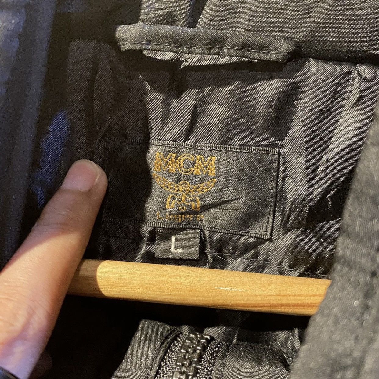 MCM × Vintage MCM VINTAGE BASIC LOGO LUXURY RETRO Y2K LONG JACKETS Size US L / EU 52-54 / 3 - 11 Thumbnail