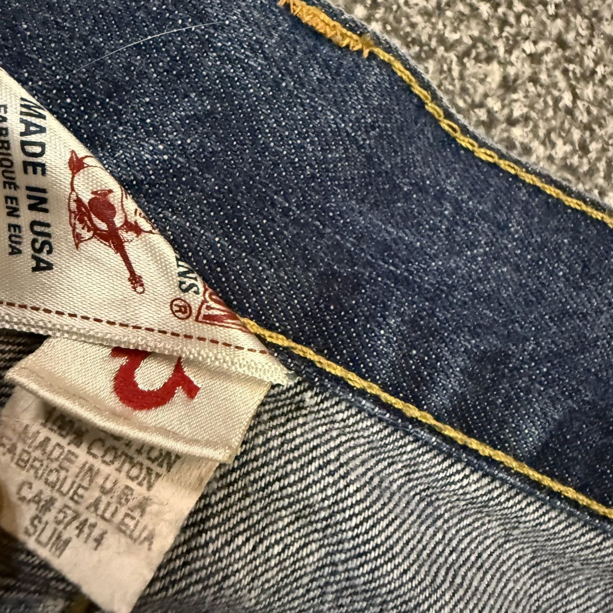 Hysteric Glamour 🔥🇺🇸 True Religion Slim Wash Denim W30 Size US 30 / EU 46 - 17 Thumbnail