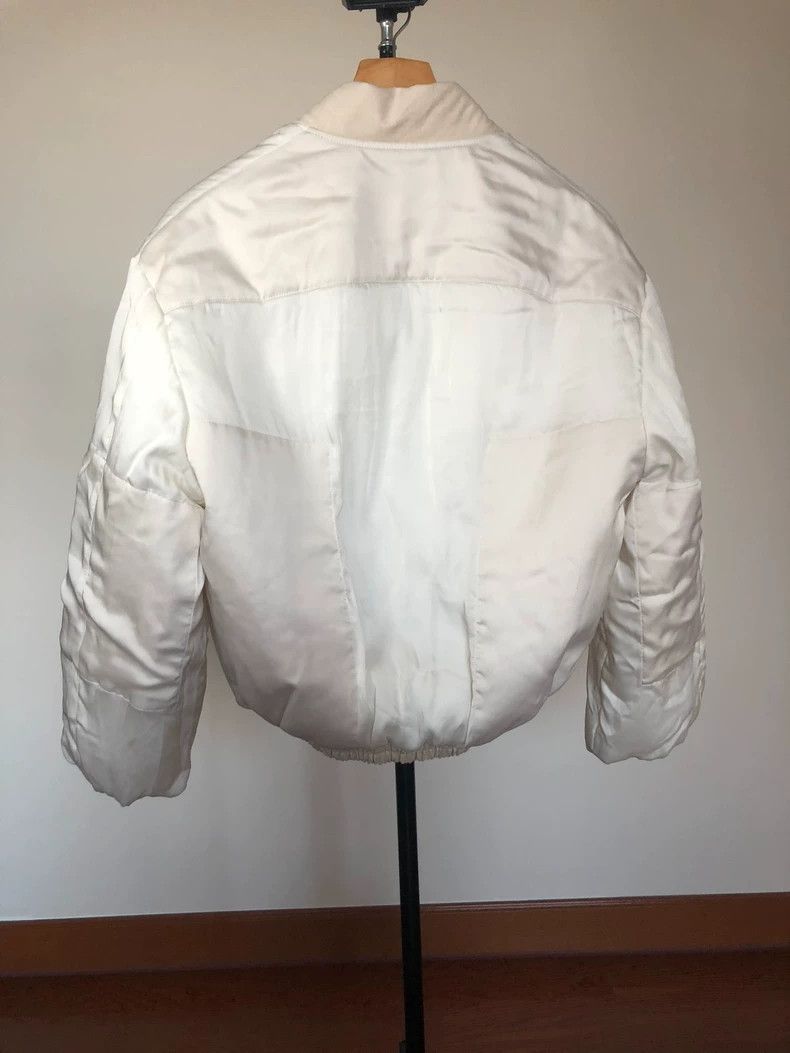 Jil Sander Jil Sander Silk-paneled baseball jacket Size M / US 6-8 / IT 42-44 - 2 Thumbnail