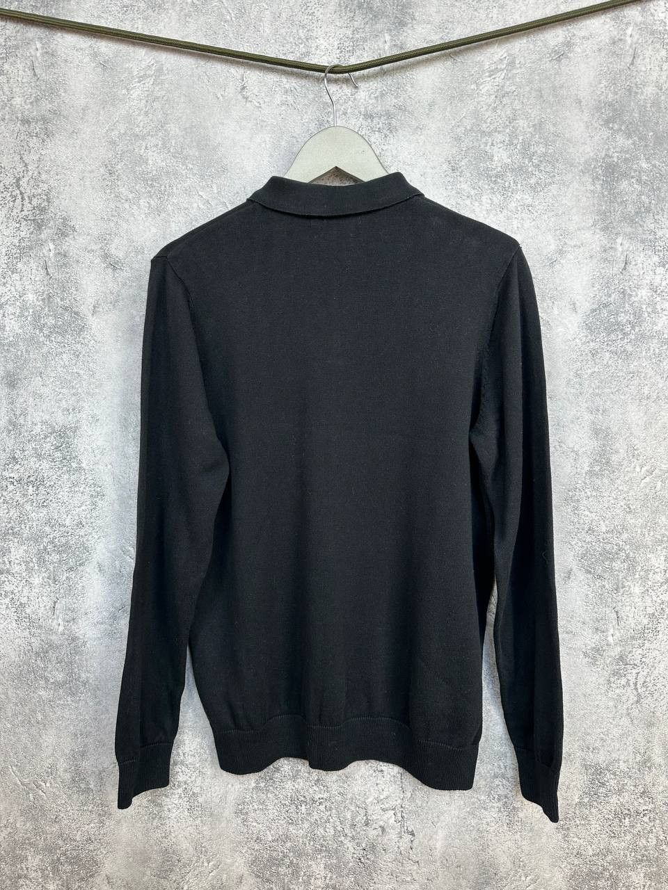 Paul James Paul James Polo Long Sleeve Shirt Jumper Black OldMoney Size US M / EU 48-50 / 2 - 2 Thumbnail