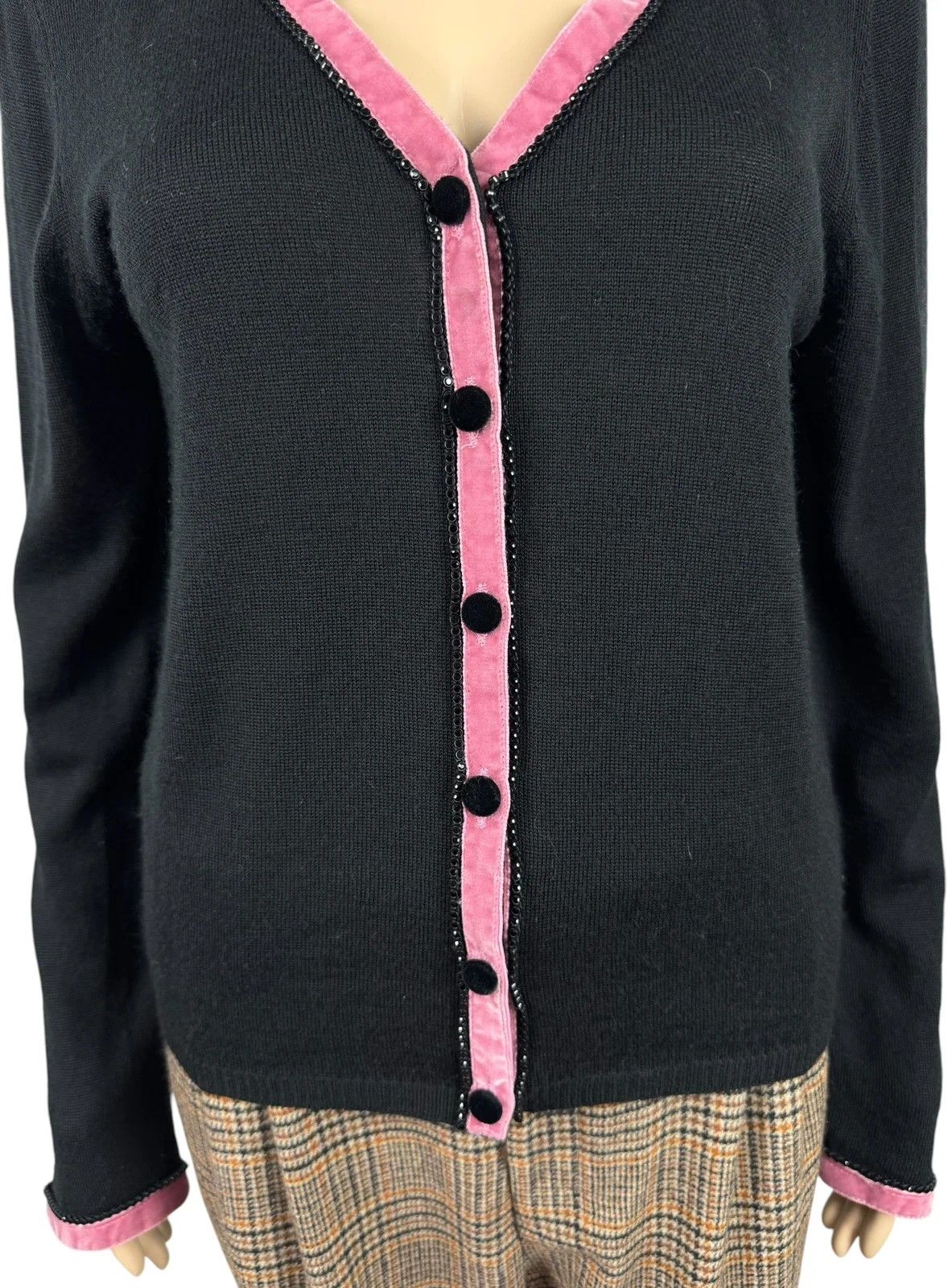 Blumarine Blumarine Wool Cardigan size I48 D42 Size L / US 10 / IT 46 - 3 Thumbnail
