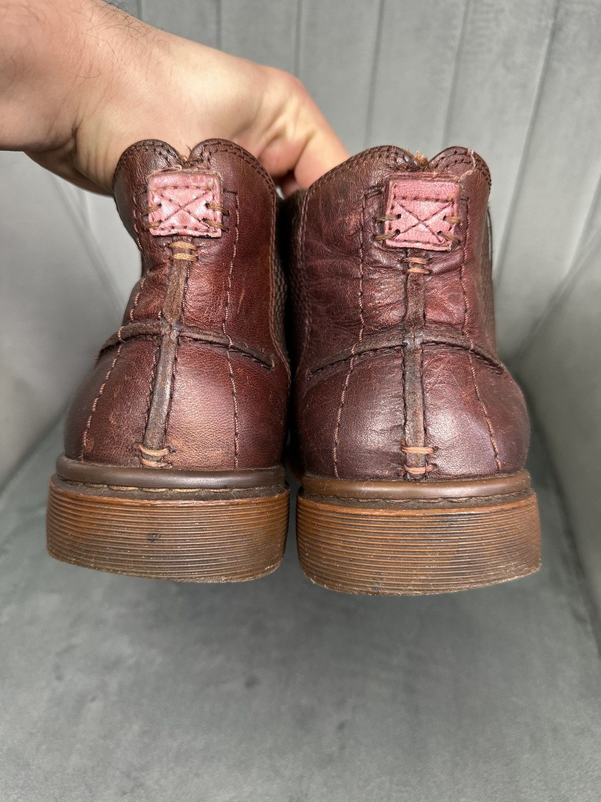 Dr. Martens × Vintage Dr. Martens Lyme Chelsea Boots Leather Men’s Brown 42 Size 9 Size US 9 / EU 42 - 20 Thumbnail