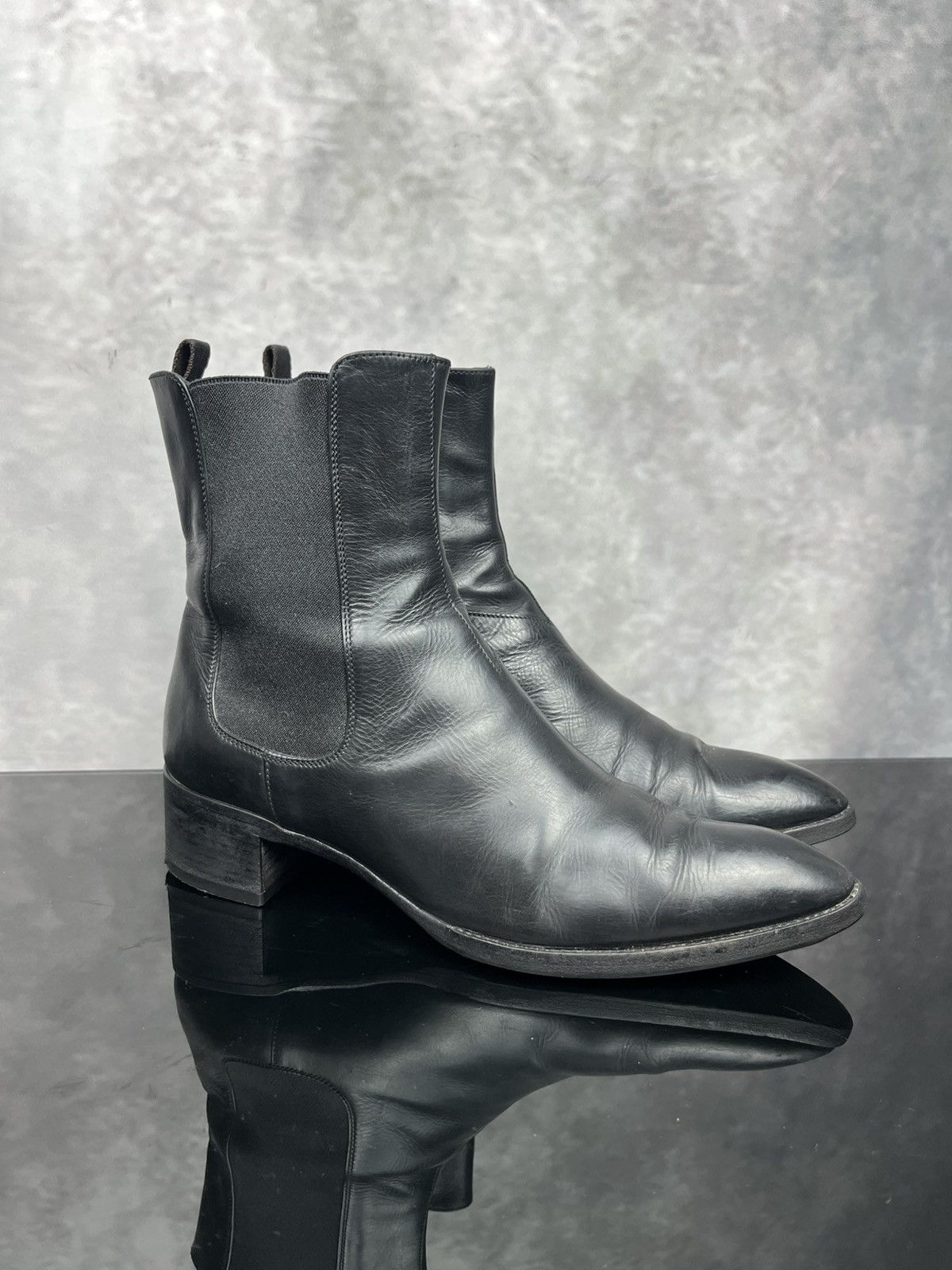 Jil Sander JIL SANDER Black Leather Chelsea Boots Made in Italy - EU 36 Size US 6 / IT 36 - 4 Thumbnail
