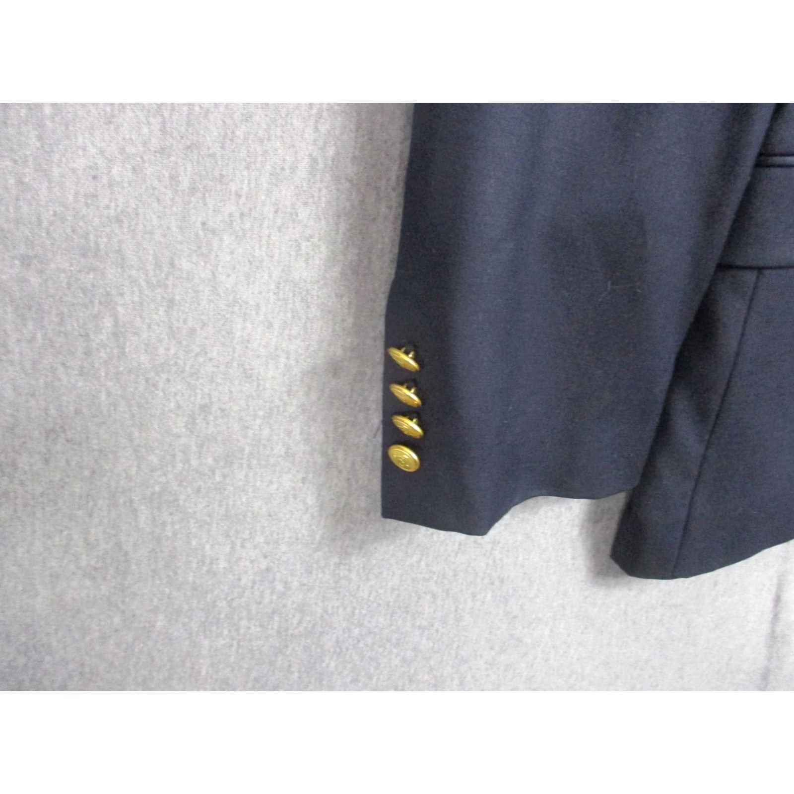 Ralph Lauren Lauren Ralph Lauren Blazer Mens 40R Navy Blue Gold Button Sport Coat Jacket Size 40R - 3 Thumbnail