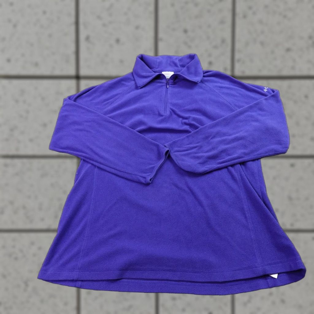 Vintage Columbia Pullover Womens 1X Blue Fleece 1/4 Zip Sweater Outdoor Hiking Casual Shirt Womens 1X Blue 1/4 Zip Pullover Columbia Size XL / US 12-14 / IT 48-50 - 1 Thumbnail