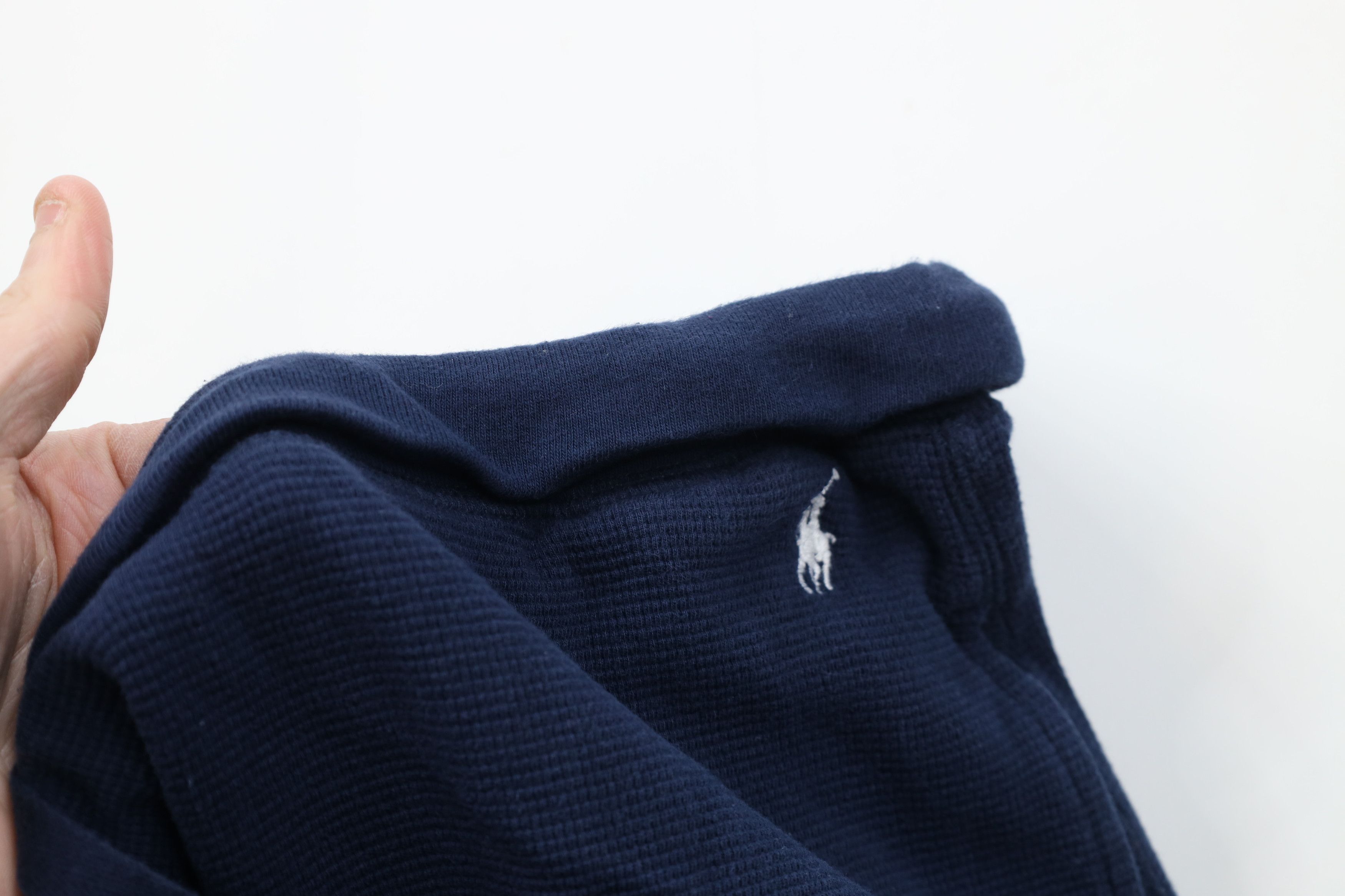 Ralph Lauren Vintage Y2K Ralph Lauren Waffle Wide Leg Sweatpants Blue Size US 38 / EU 54 - 9 Thumbnail
