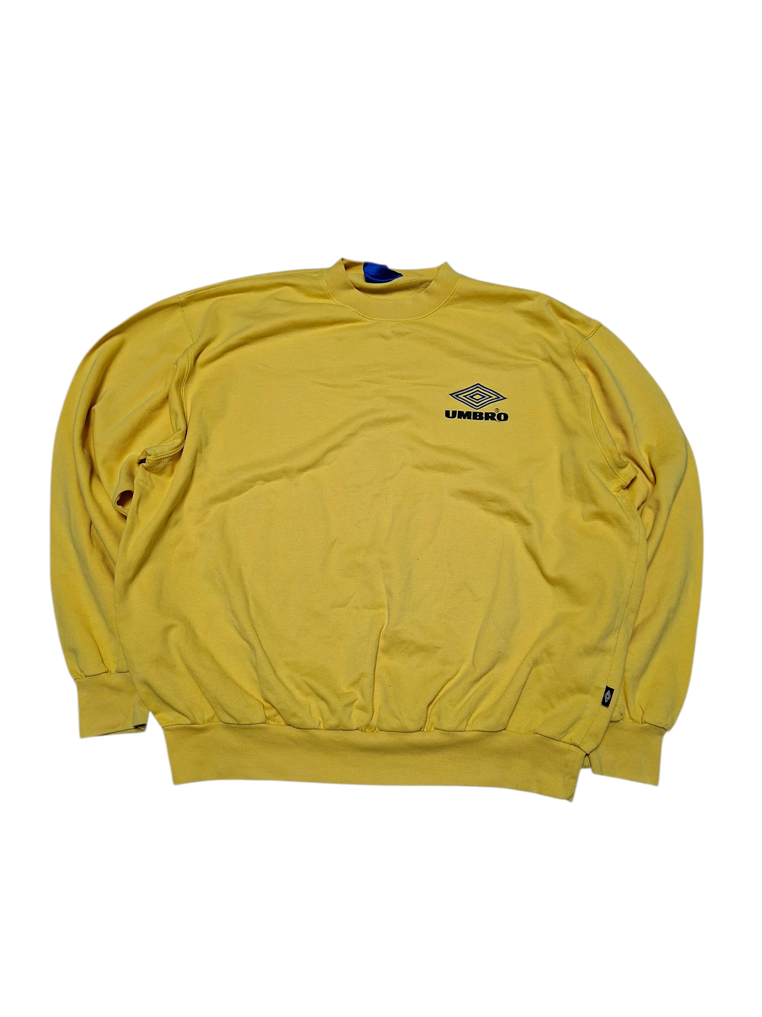 Umbro UMBRO VINTAGE 90S YELLOW SWEATSHIRT Size US XL / EU 56 / 4 - 1 Thumbnail