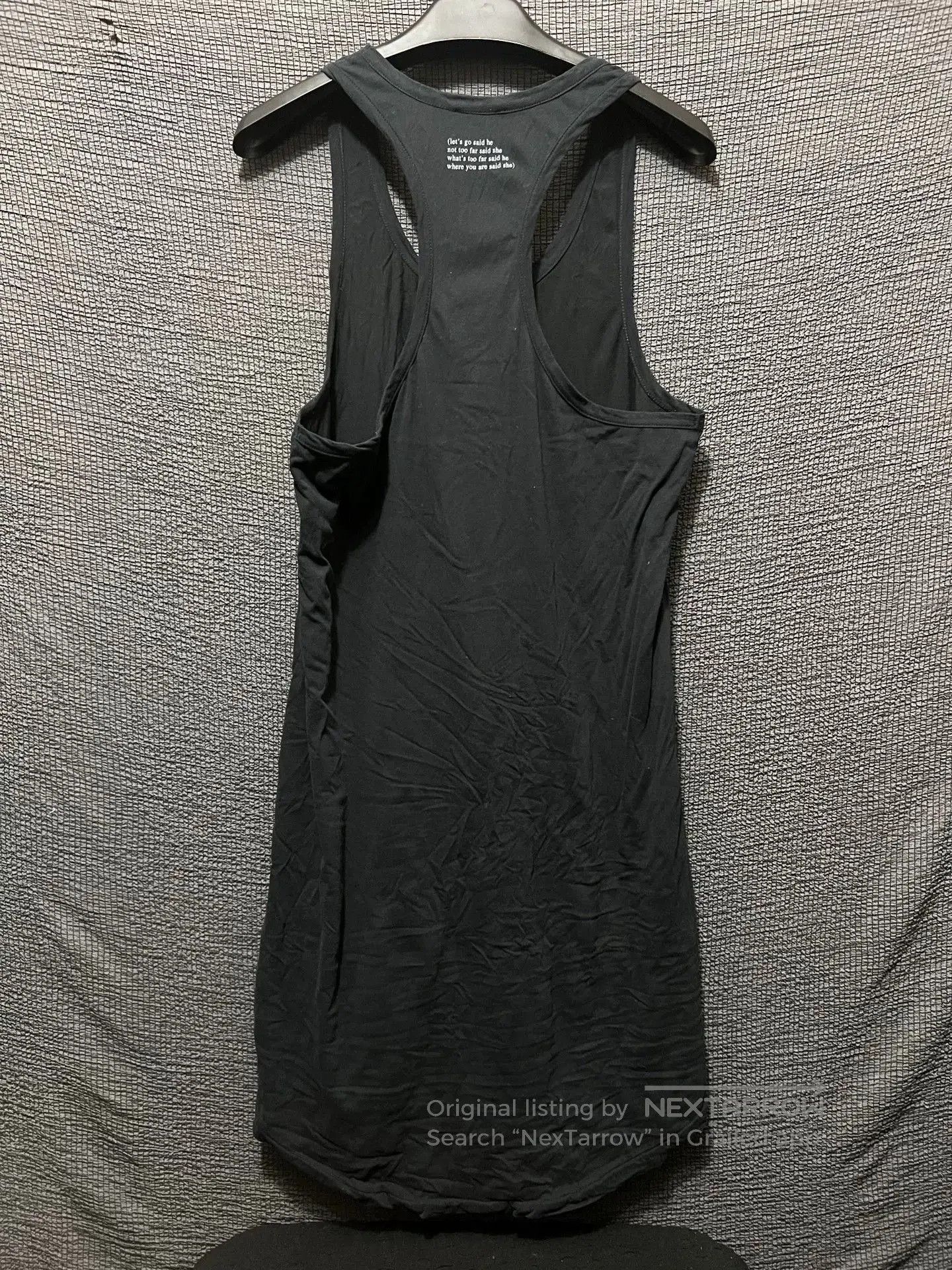 Ann Demeulemeester ann demeulemeester black cotton tank top. Size S / US 4 / IT 40 - 2 Thumbnail
