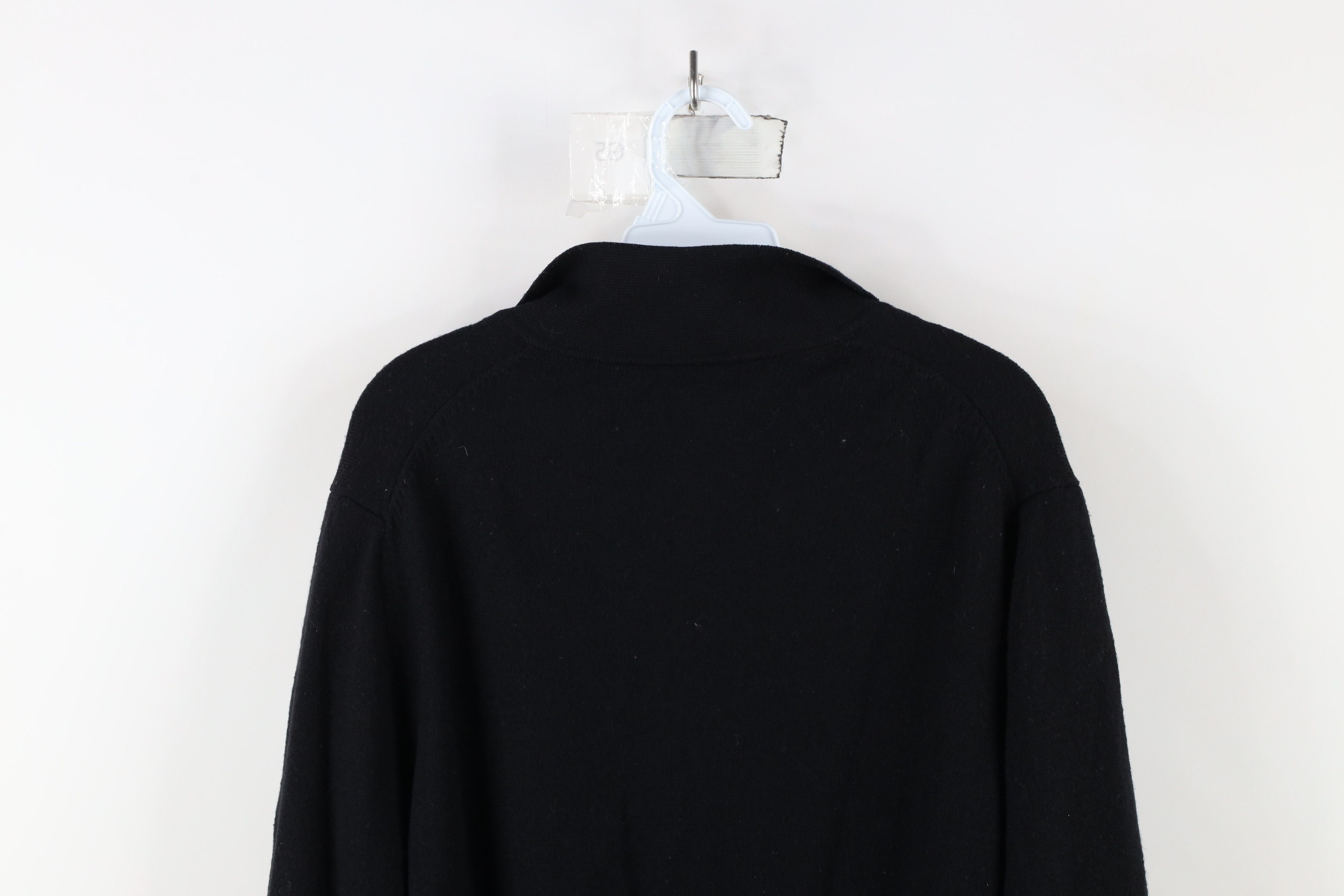 Vintage Vintage 90s Merino Wool Knit Half Zip Sweater Jacket Swacket Size US S / EU 44-46 / 1 - 10 Thumbnail