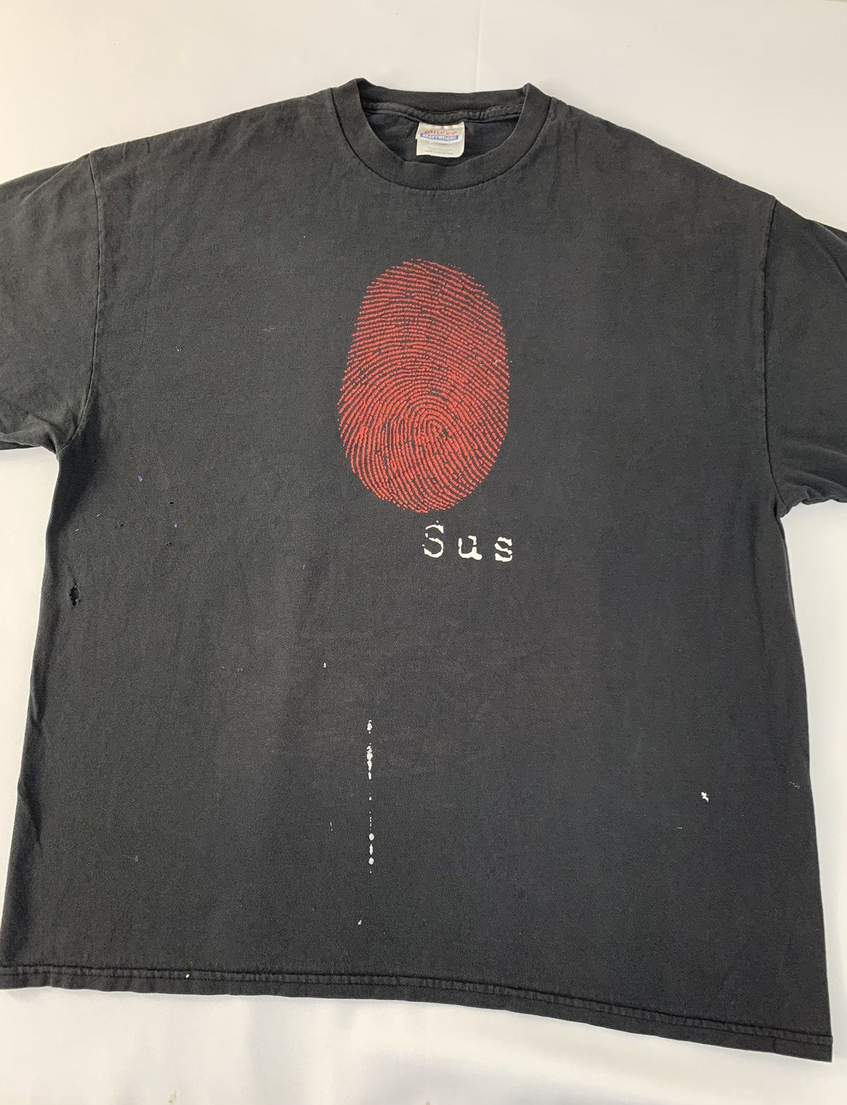Vintage 90s SUS By Barrie Keefe Thriller Drama Police Racist Tee Size US XL / EU 56 / 4 - 3 Thumbnail