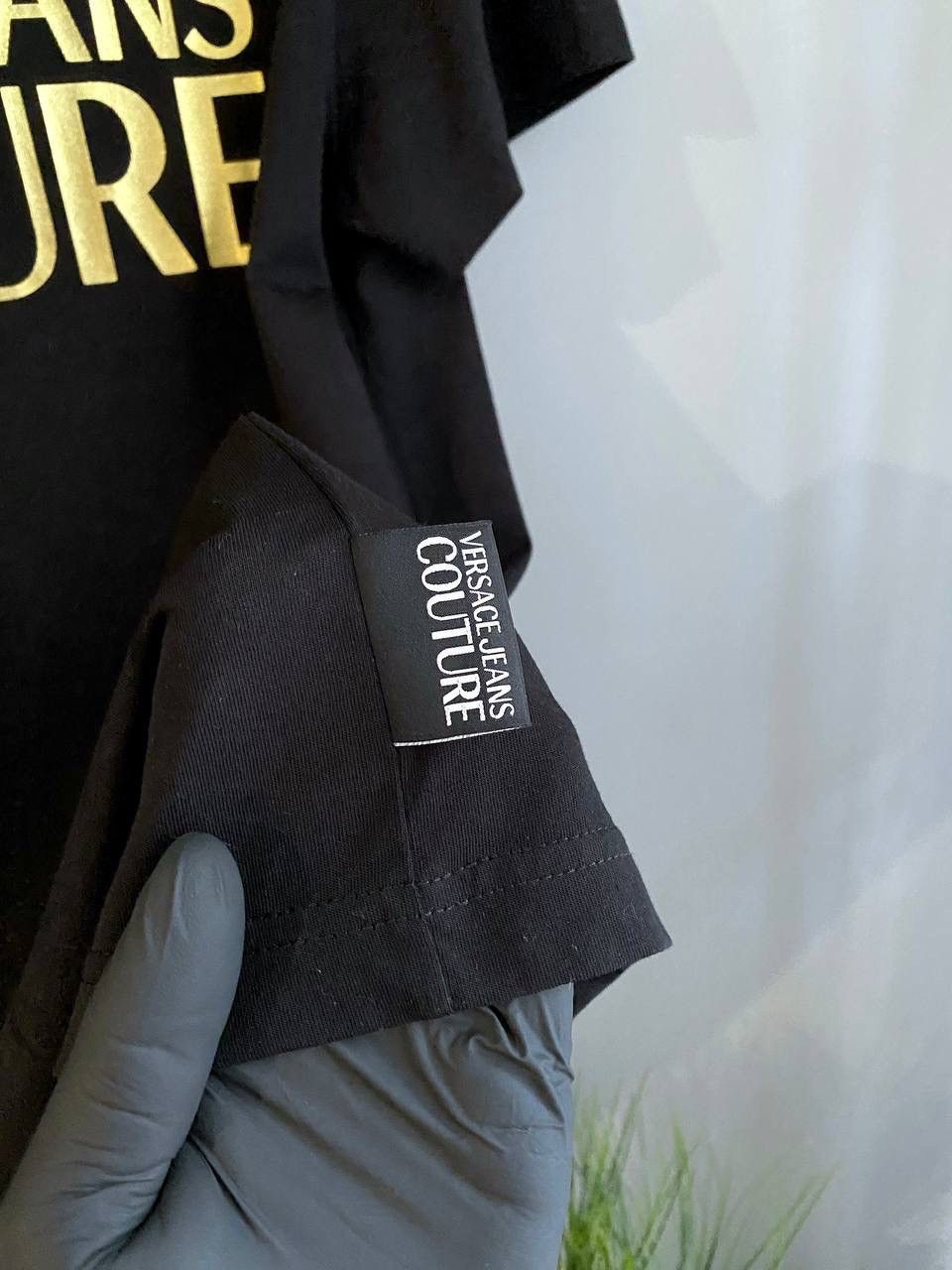 Designer × Versace Versace Jeans Couture Men’s Black T-Shirt, Size M Size US M / EU 48-50 / 2 - 5 Thumbnail