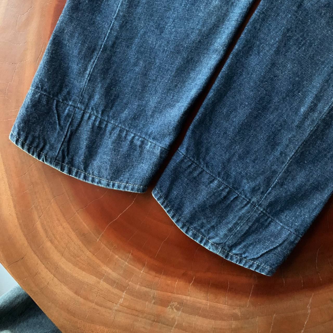 Evisu Vintage 90s Evis Evisu Seagull Dark Blue Denim Jeans Pants Size US 31 - 7 Thumbnail
