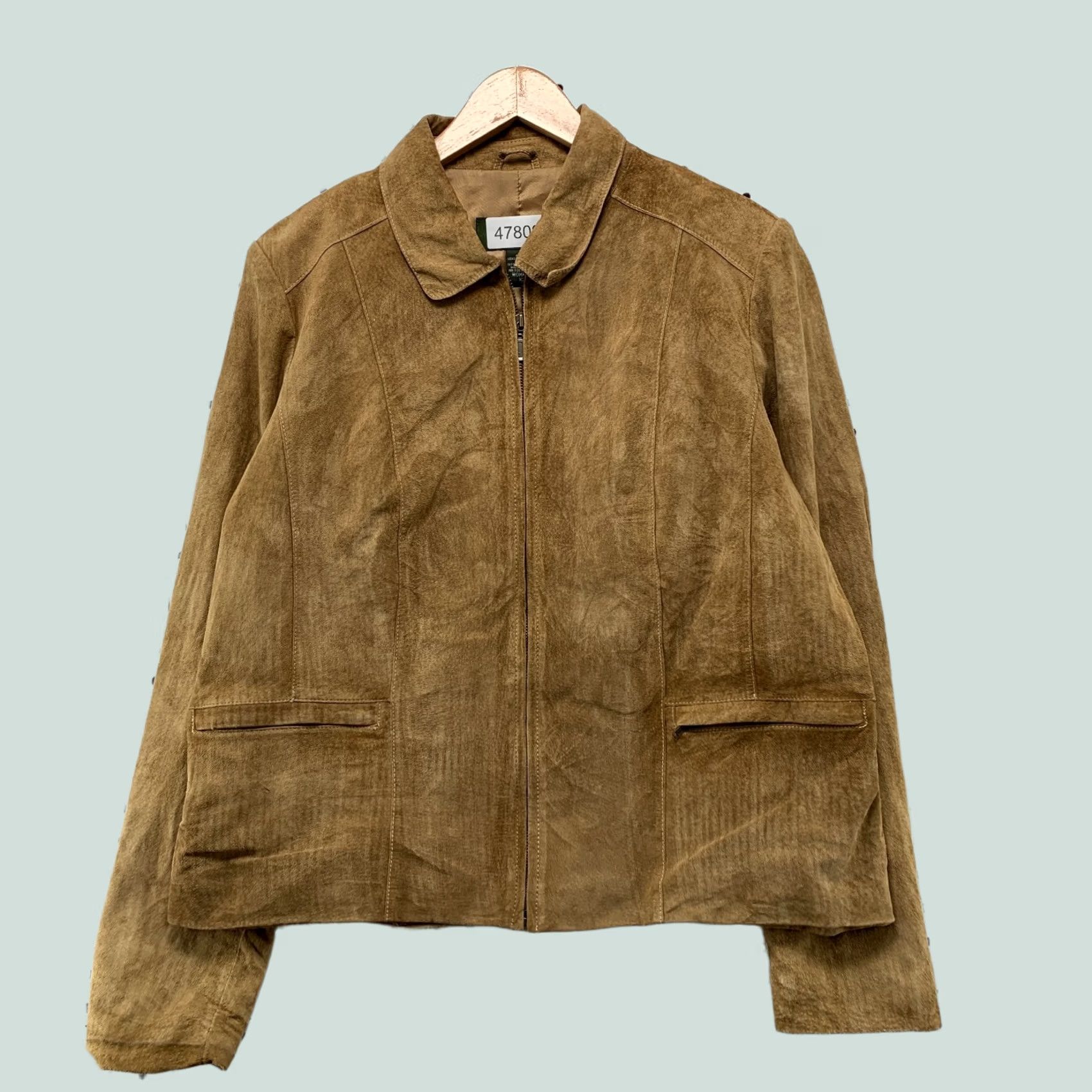 Eddie Bauer Eddie Bauer Suede Jacket Womens XL Brown Western Cowgirl Genuine Leather Bomber Jacket Size XL / US 12-14 / IT 48-50 - 1 Thumbnail