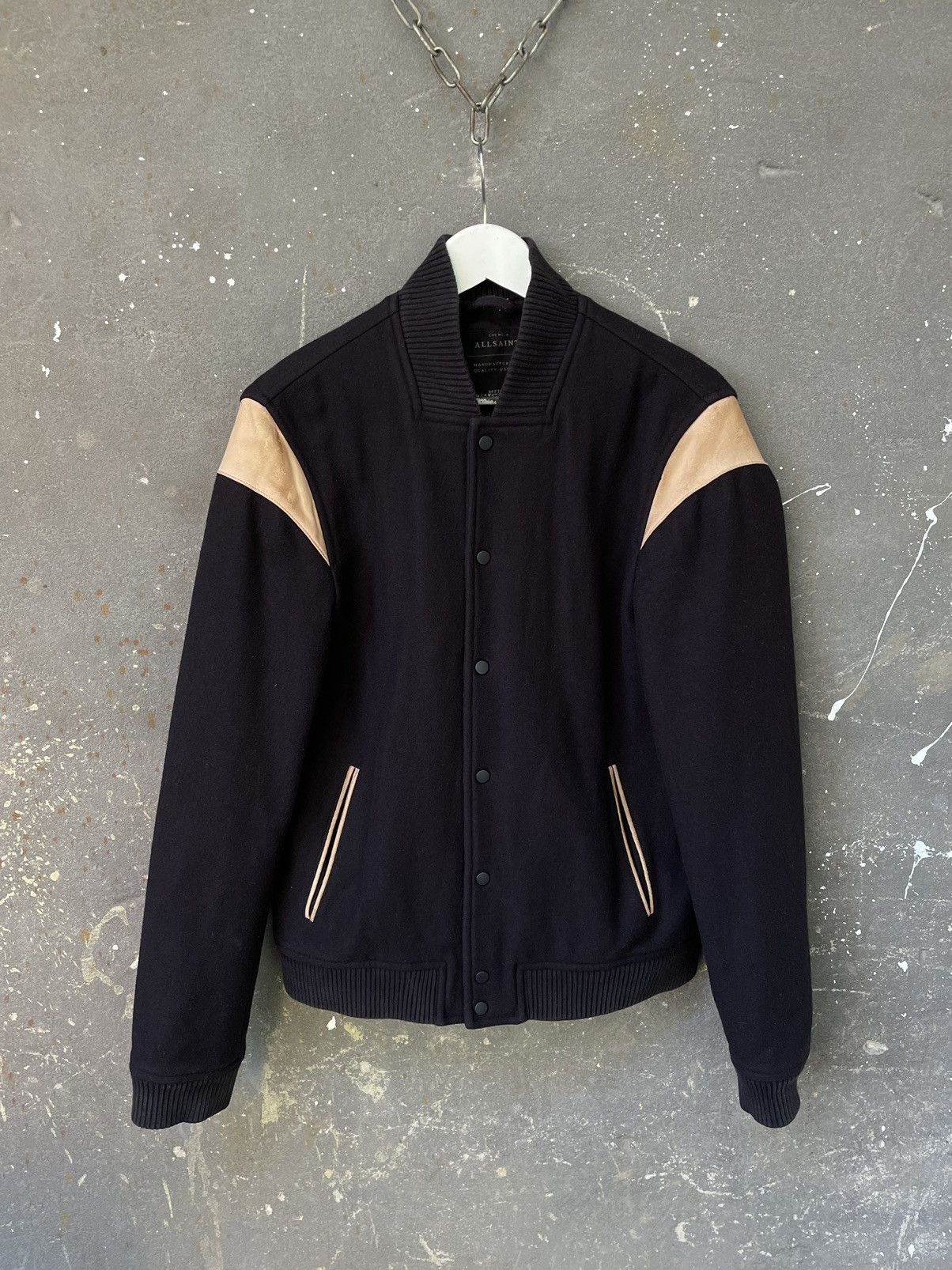 Allsaints Allsaints Wool Bomber Jacket Ecko Luxury Size US M / EU 48-50 / 2 - 1 Thumbnail